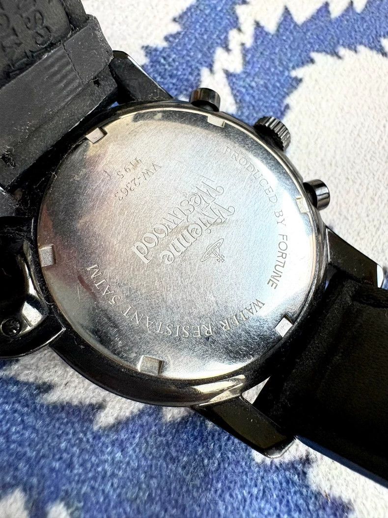 Vivienne Westwood Vivienne Westwood Black Sliding Saturn Watch Size ONE SIZE - 4 Thumbnail