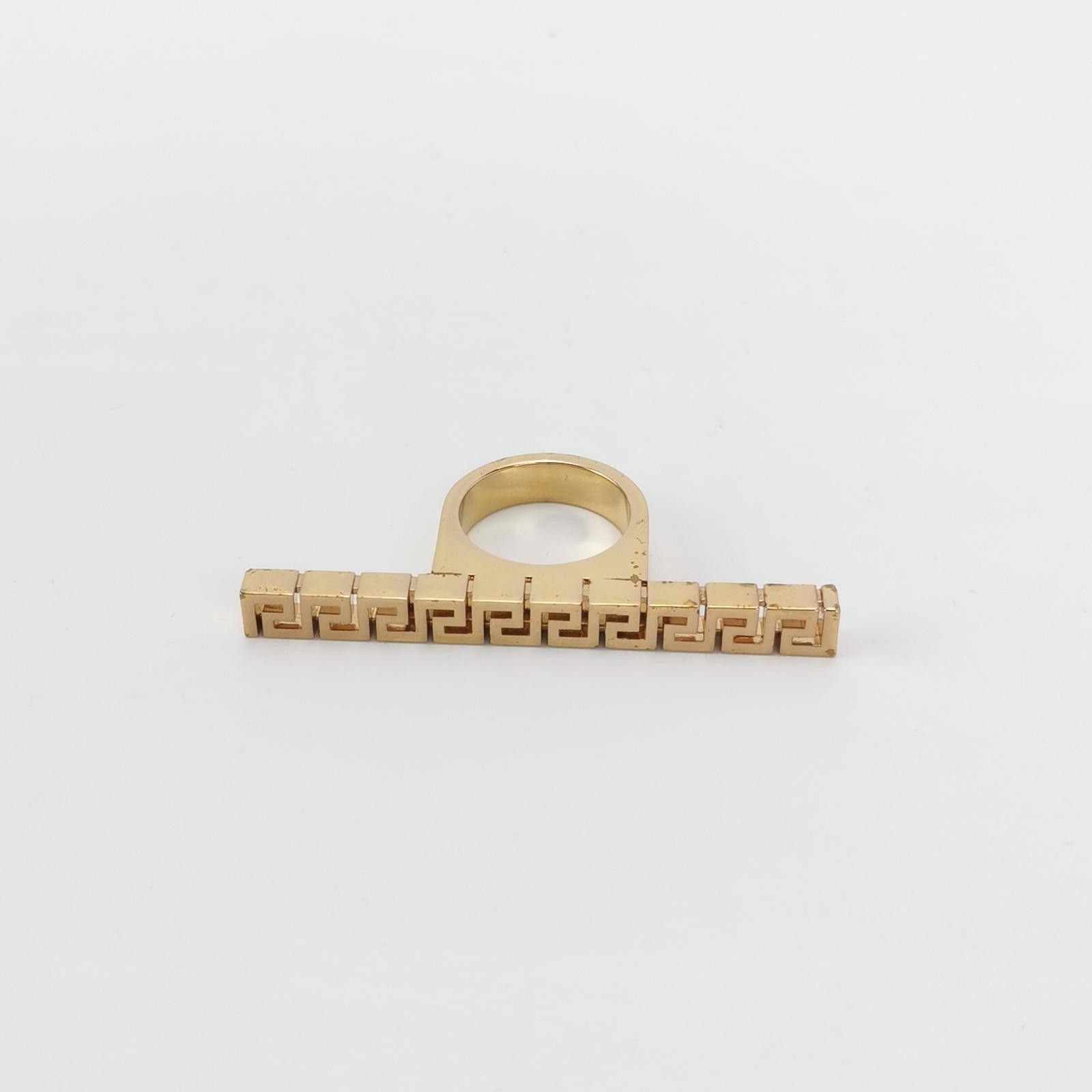 Versace Versace Greek Key Ring Size 13 -z2505 Size ONE SIZE - 2 Thumbnail