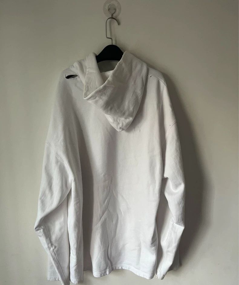 Balenciaga Balenciaga Fuzzy letter white hole sweater Logo mosaic let Size US S / EU 44-46 / 1 - 2 Thumbnail