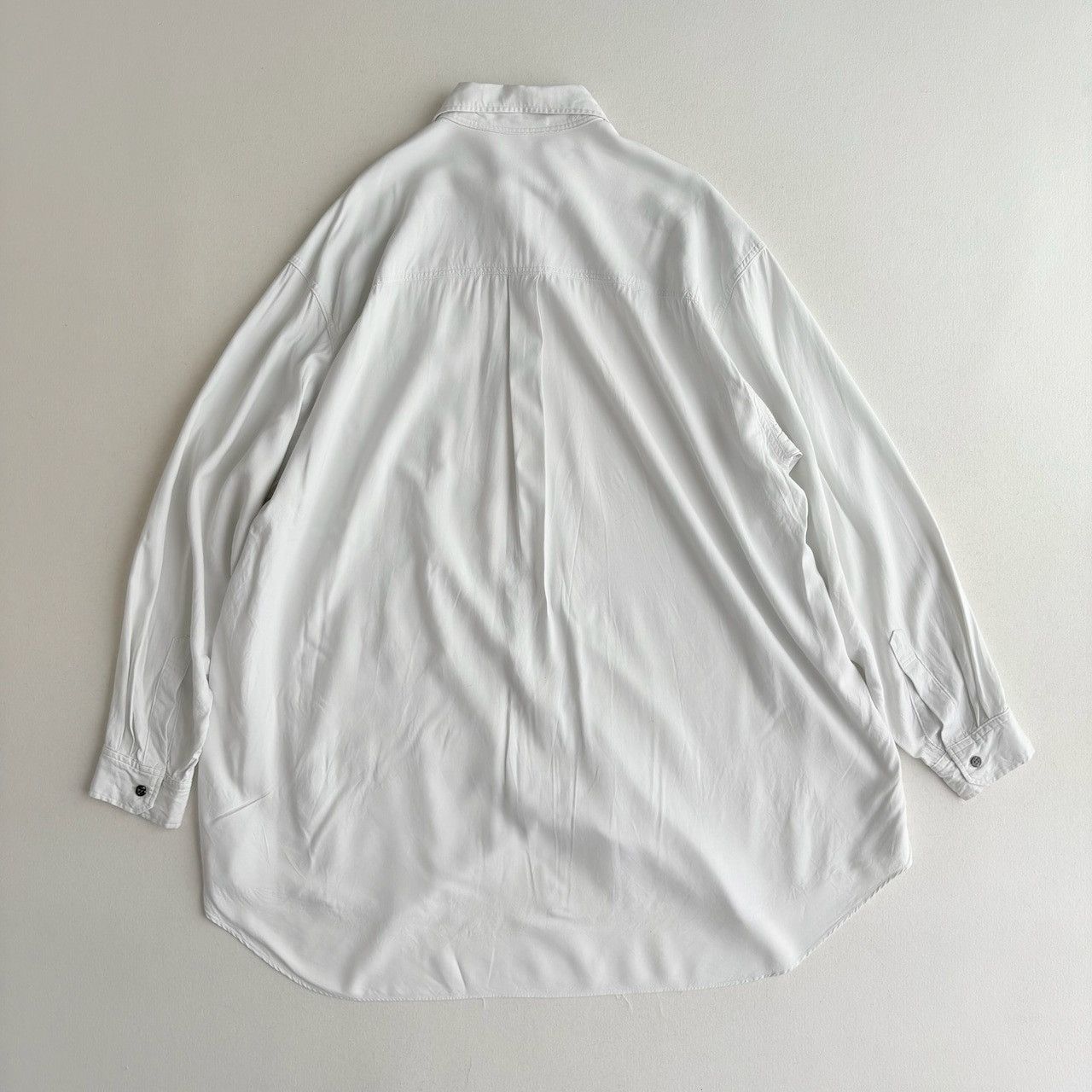 Yohji Yamamoto Yohji Yamamoto 1990s rayon shirt Size US L / EU 52-54 / 3 - 3 Thumbnail