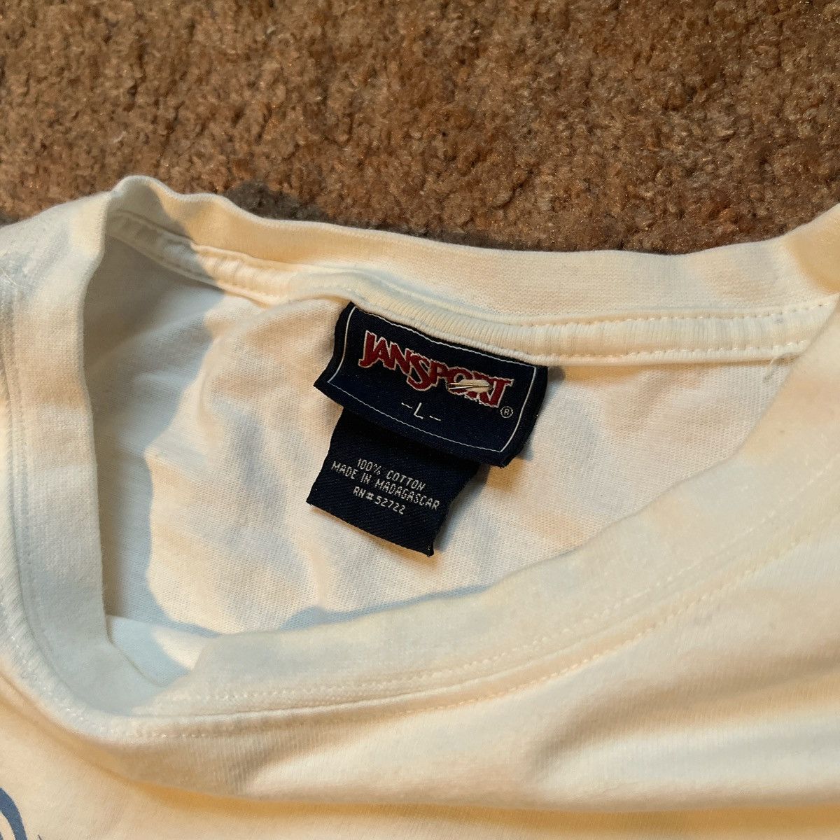 Jansport Vintage Bud Light Blue Flame Longsleeve tee size large Size US L / EU 52-54 / 3 - 4 Thumbnail