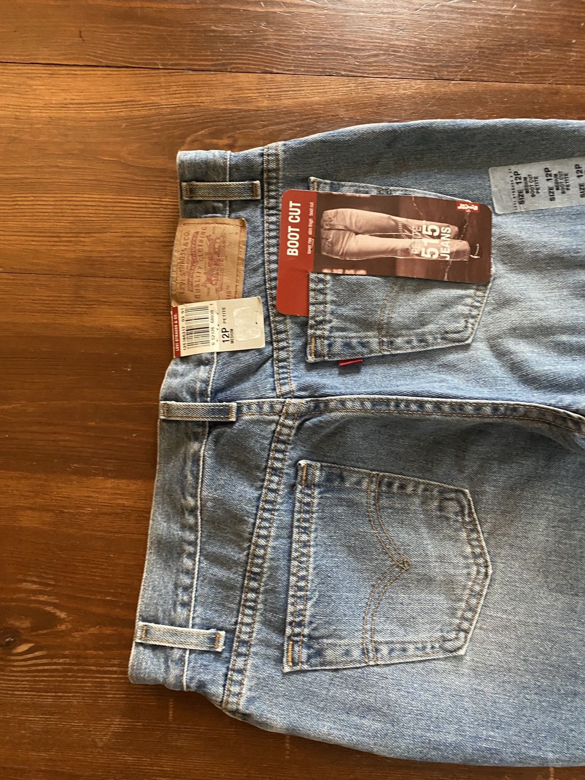 Levi's Vintage NWT ‘02 Levi’s 515 Low Rise Bootcut Denim Jean 32x28 Size 32" / US 10 / IT 46 - 5 Thumbnail