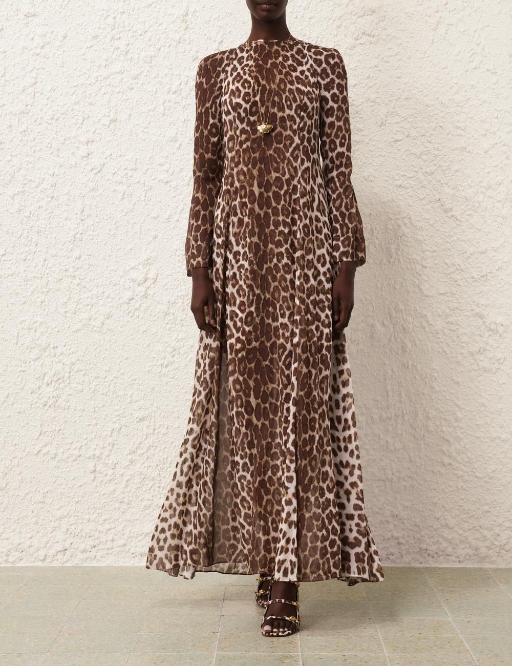 Zimmermann oc11z0925 Illustration Sheath Dress in Leopard Size XS / US 0-2 / IT 36-38 - 8 Thumbnail