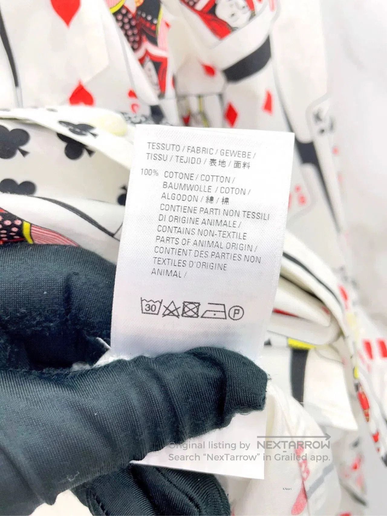 Balenciaga Balenciaga Playing Cards Print Shirt. Size US XXS / EU 40 - 8 Thumbnail