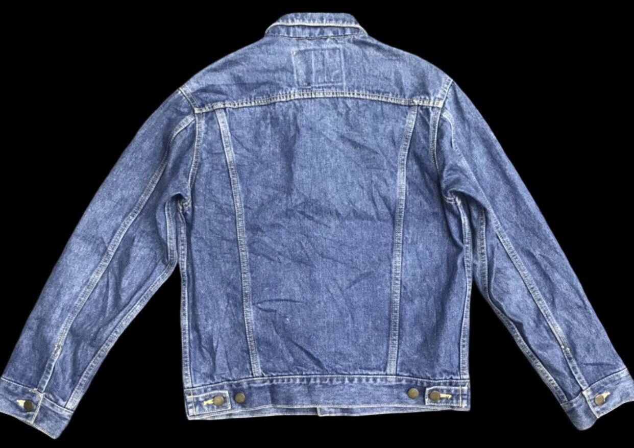 Japanese Brand BLUE WAY Medium Wash Trucker Jacket Size US M / EU 48-50 / 2 - 2 Thumbnail
