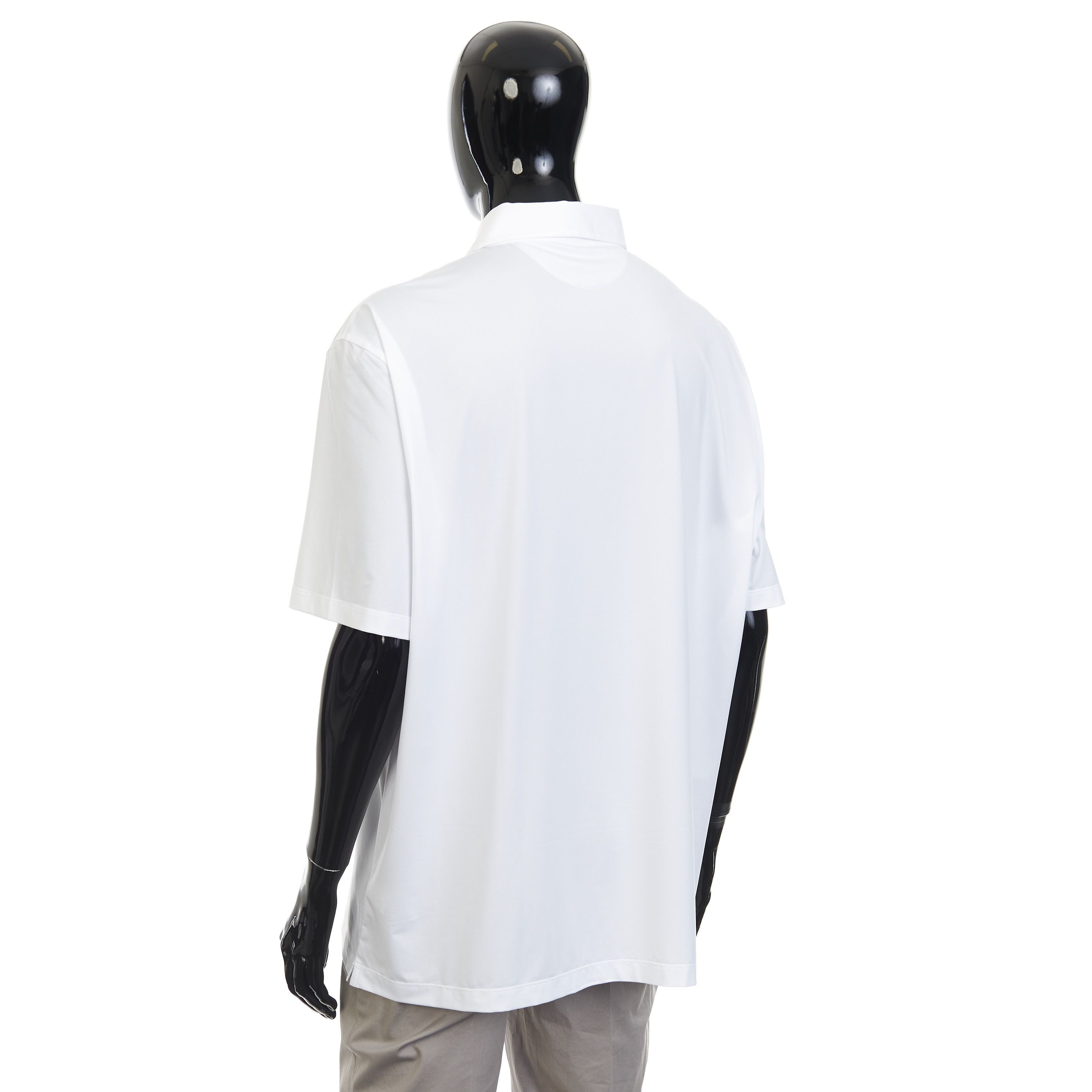 Brunello Cucinelli White Comfort Nylon Polo Shirt - Logo Size 4XL Size US XXL / EU 58 / 5 - 4 Thumbnail