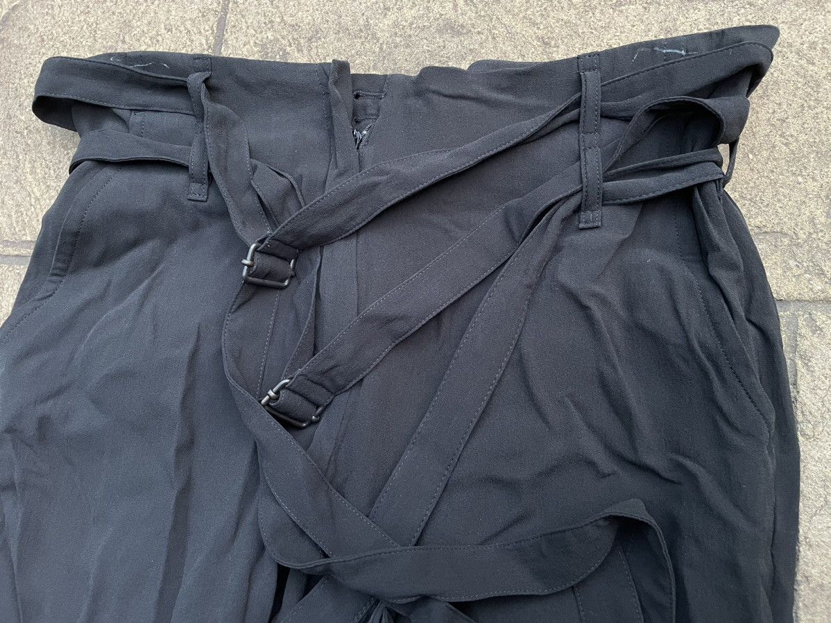 Ann Demeulemeester Ann Demeulemeester Silk Bondage Pants Size US 38 / EU 54 - 9 Thumbnail