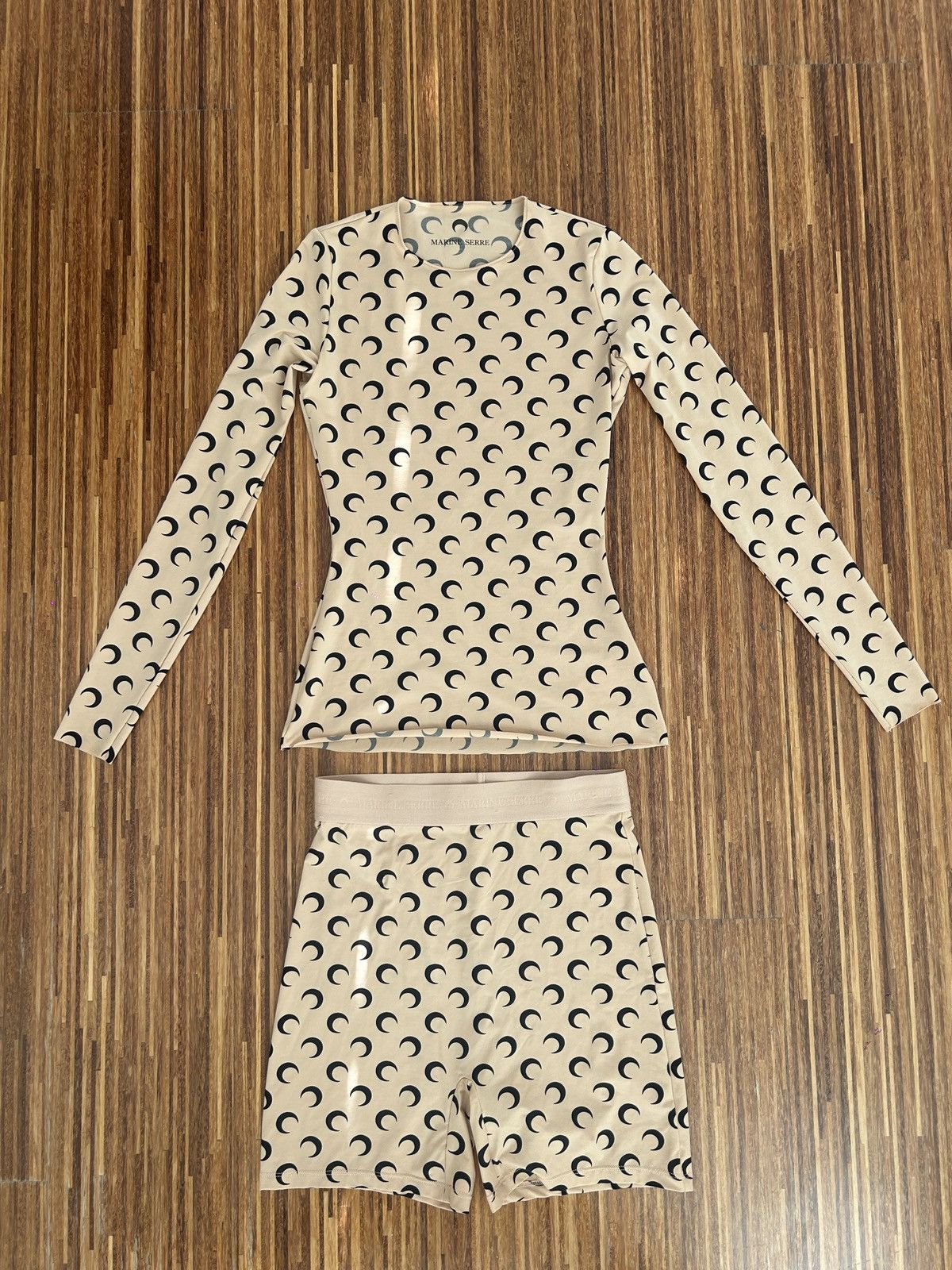Marine Serre Marine Serre Long Sleeve & Short Set Size S / US 4 / IT 40 - 1 Thumbnail