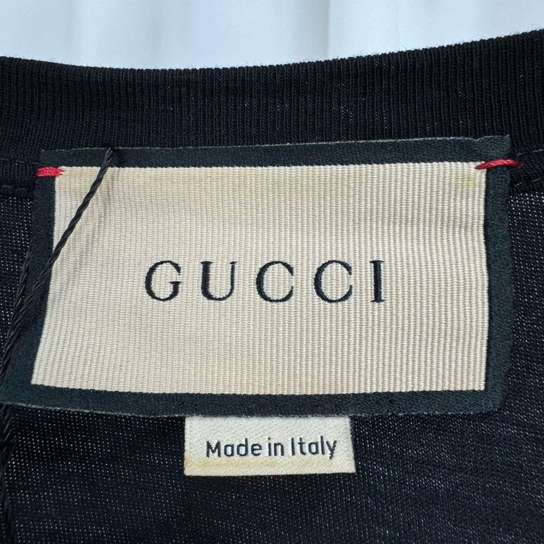 Gucci Gucci Heavy industry rhinestone letter short sleeves Size US XS / EU 42 / 0 - 6 Thumbnail