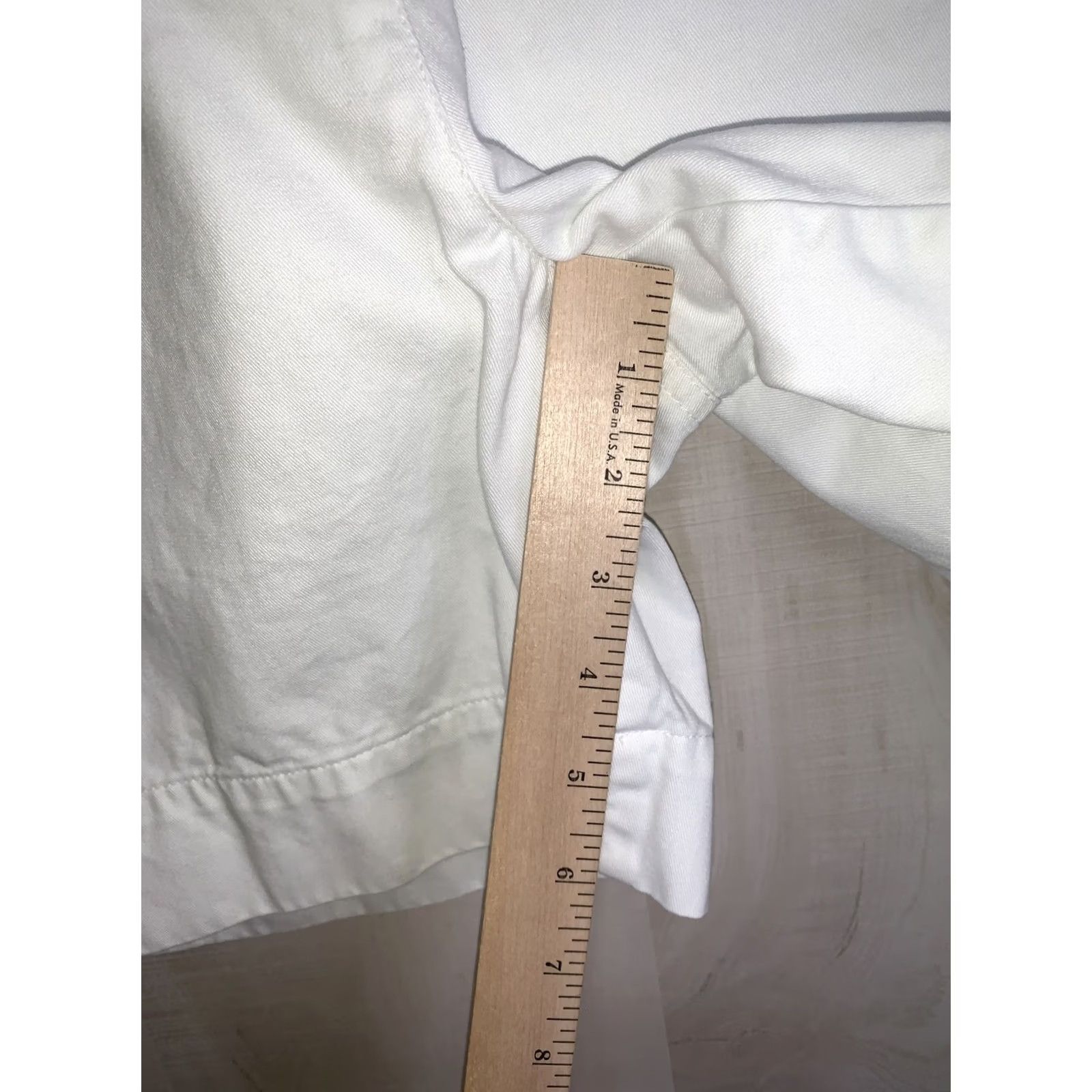 Jones New York Jones New York White Cotton Shorts Womens Size 6 Chino Casual Travel - Mens? Womens Size 28" / US 6 / IT 42 - 4 Thumbnail