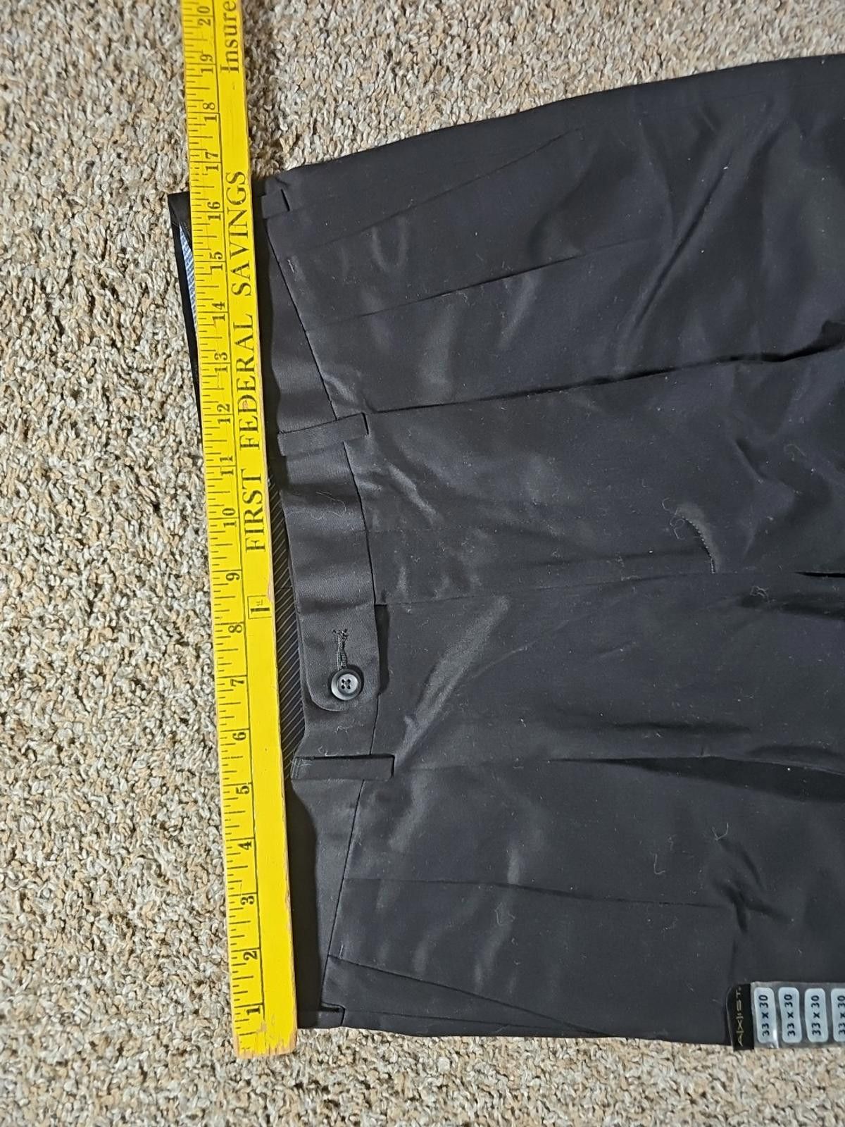 Axist Axist 33x30 Black Pleated Dress Pants NWT Size US 33 - 4 Thumbnail