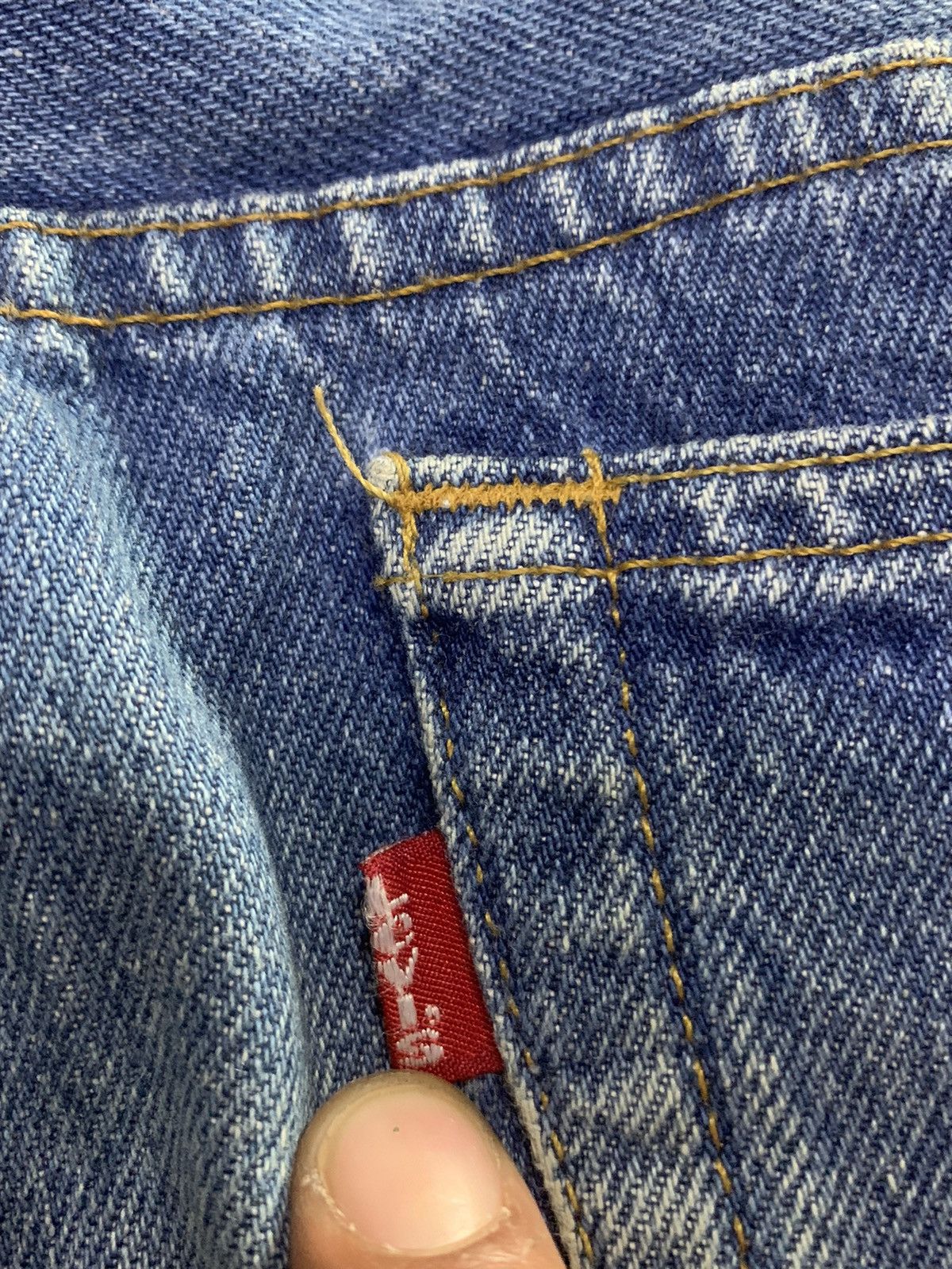 Levi's × Vintage Vintage Levis 501 Bowcut Add Flare Tailor Jeans Size US 29 - 10 Thumbnail