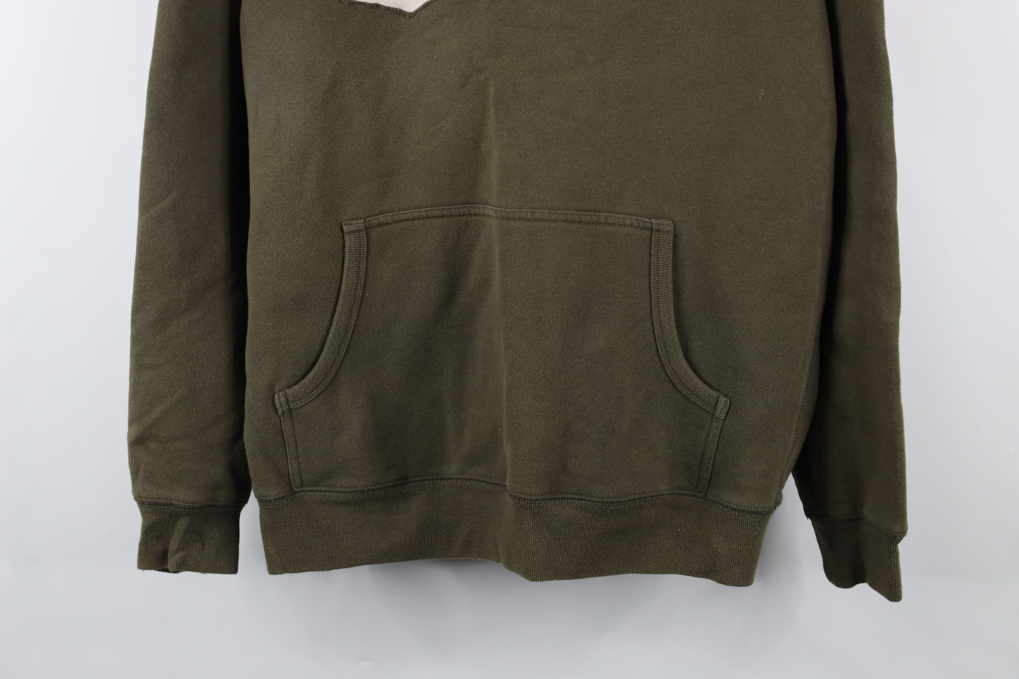 Eddie Bauer × Vintage Vintage Eddie Bauer Spell Script Heavyweight Hoodie Green Size US L / EU 52-54 / 3 - 3 Thumbnail