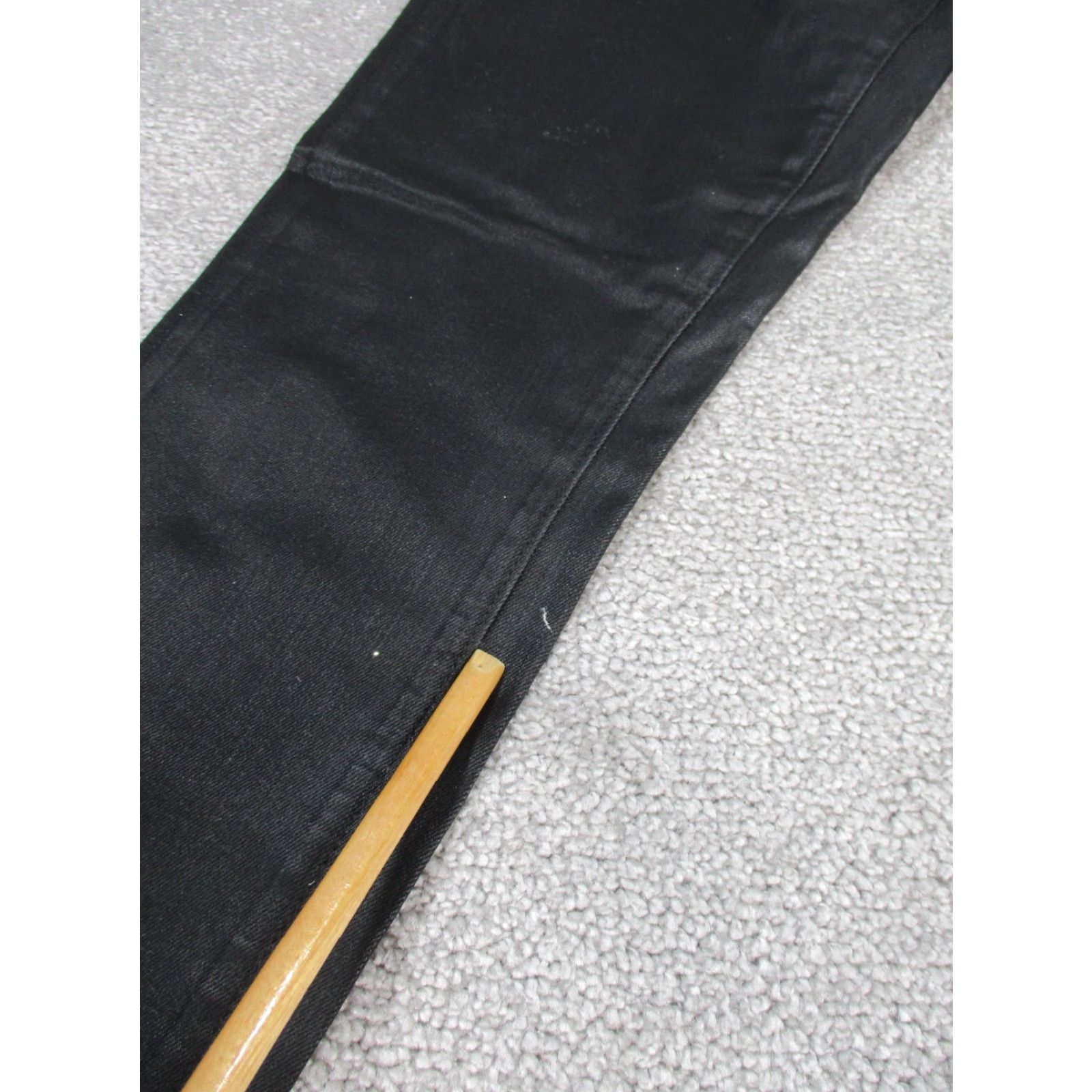 Paige VINTAGE Paige Women’s Skinny Jeans Ankle Black Coated Denim 26 Womens Size 26" / US 2 / IT 38 - 2 Thumbnail