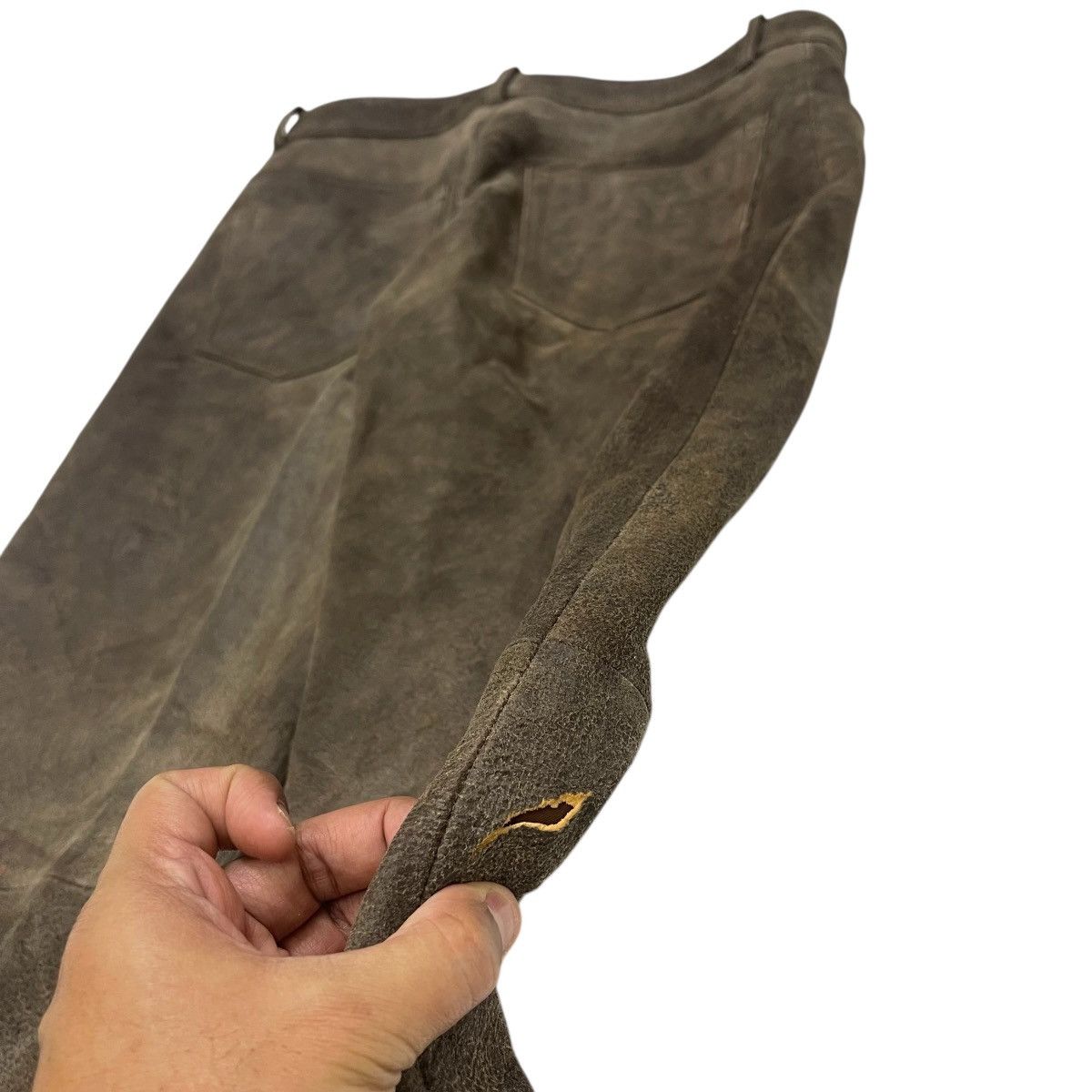 Yohji Yamamoto Vintage Yohji Yamamoto Sheepskin Leather Pants Size US 29 - 12 Thumbnail