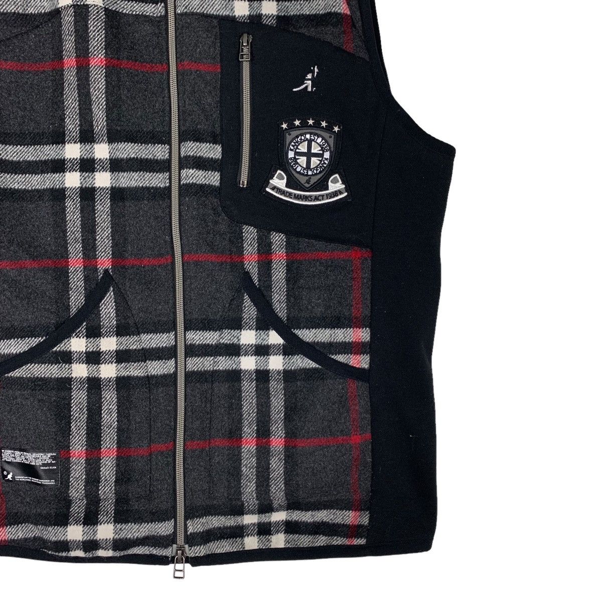 Kangol KANGOL Tartan Wool Vest #0655-C30 Size US L / EU 52-54 / 3 - 4 Thumbnail