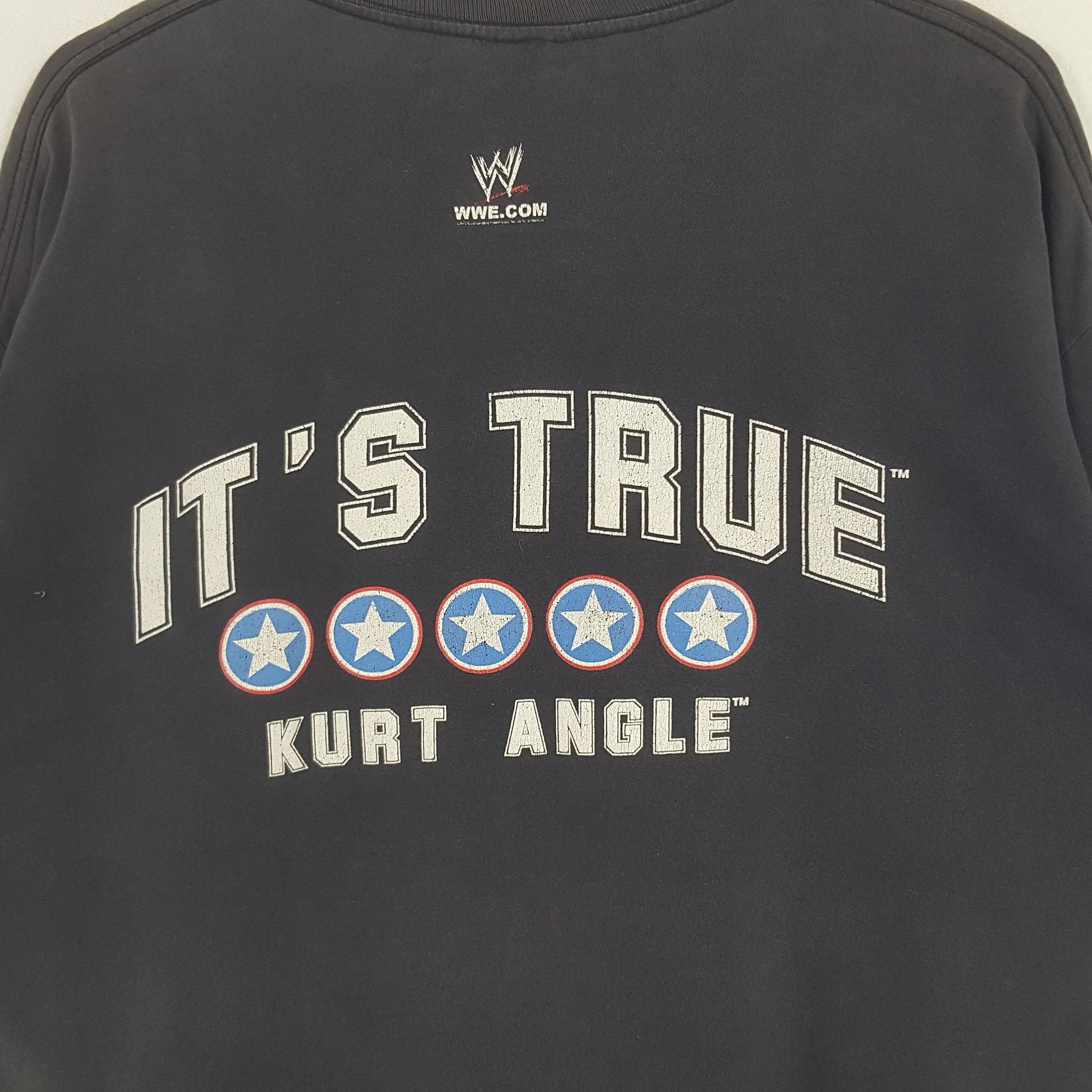 Vintage Vintage Kurt Angle you suck WWE American Wrestling Tshirt Size US XL / EU 56 / 4 - 4 Thumbnail