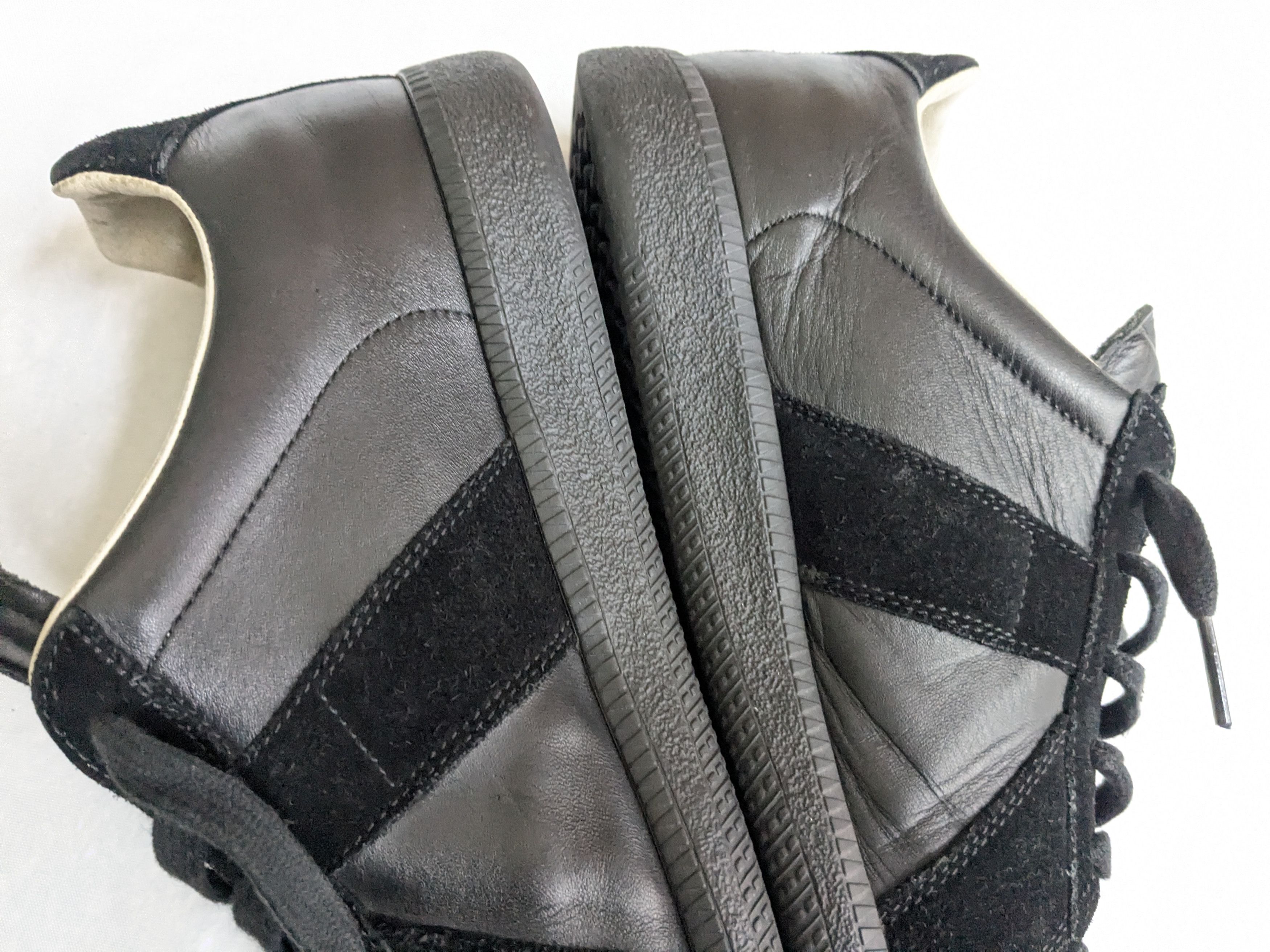 Maison Margiela Maison Margiela Replica Black Leather Sneakers 8 41 Size US 8 / EU 41 - 9 Thumbnail