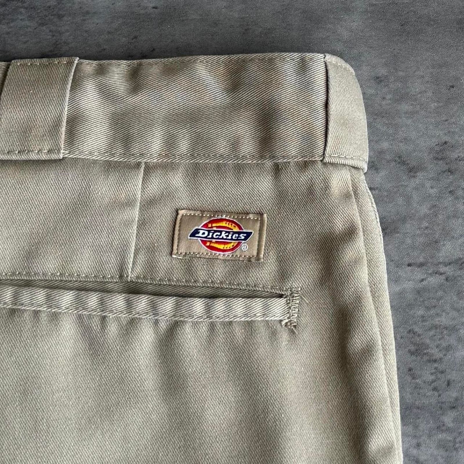 Carhartt × Dickies × Vintage Vintage Y2K Dickies Cream Grunge Opium Casual Chino Pants Size US 38 / EU 54 - 4 Thumbnail