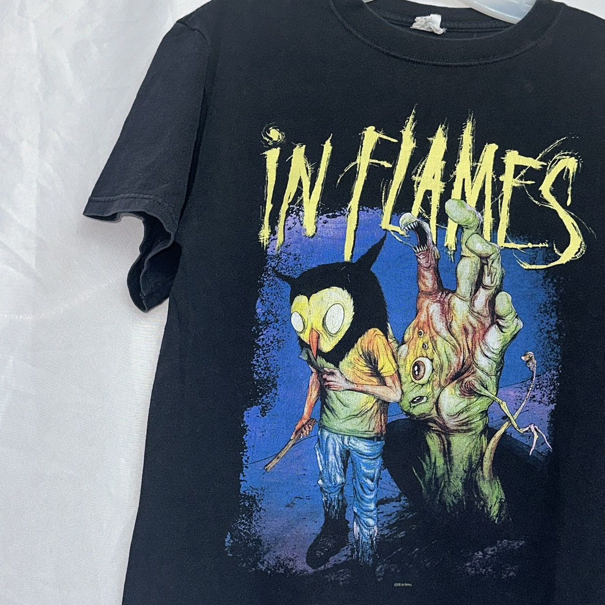 Band Tees × Vintage Vintage 2008 In Flames T-Shirt Y2K Rock Band Tee Psychadelic Size US L / EU 52-54 / 3 - 1 Thumbnail
