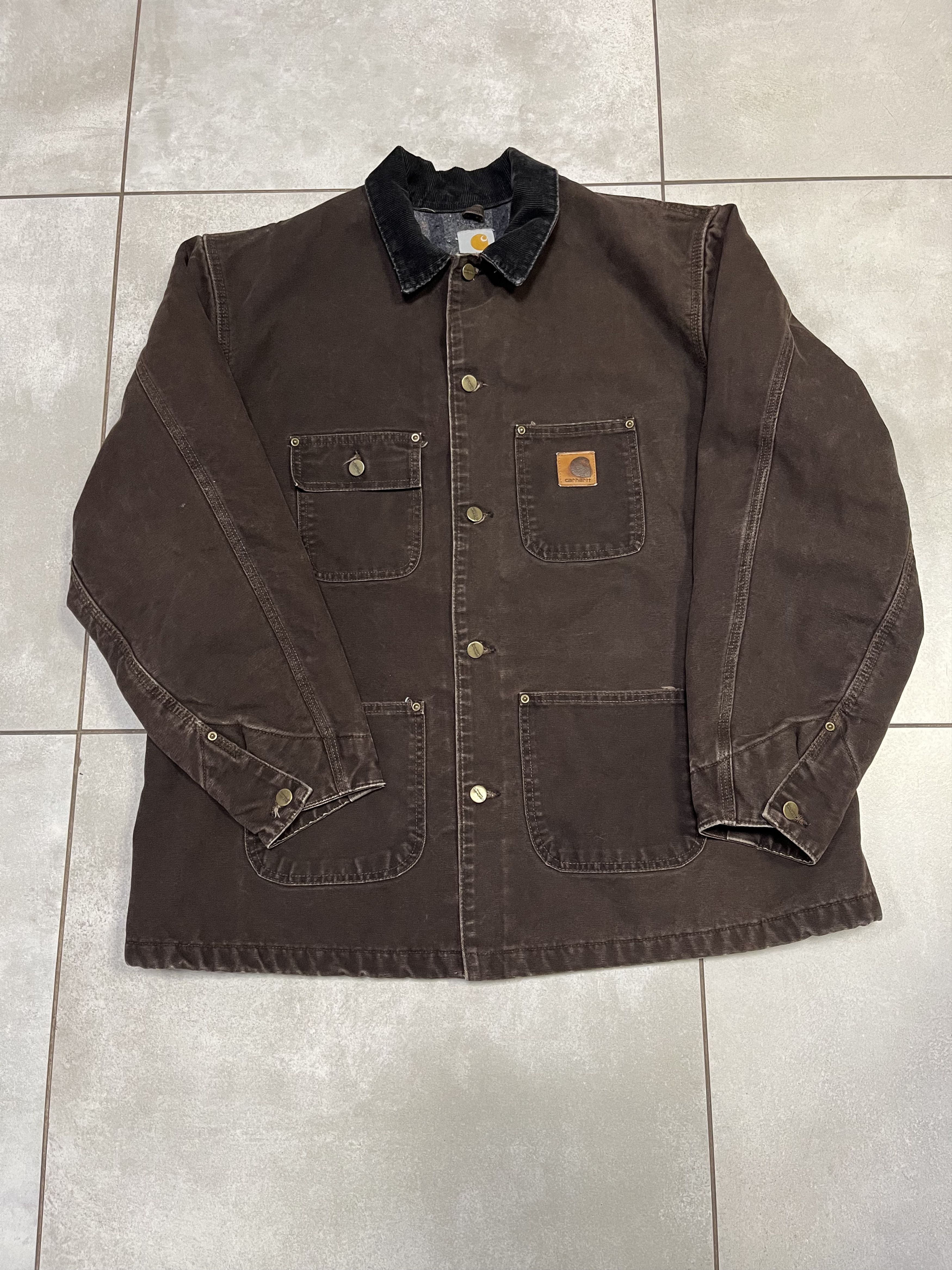 Carhartt Carhartt Jacket Blanket Lined Chore Jacket Duck Canvas Size US XXL / EU 58 / 5 - 1 Thumbnail