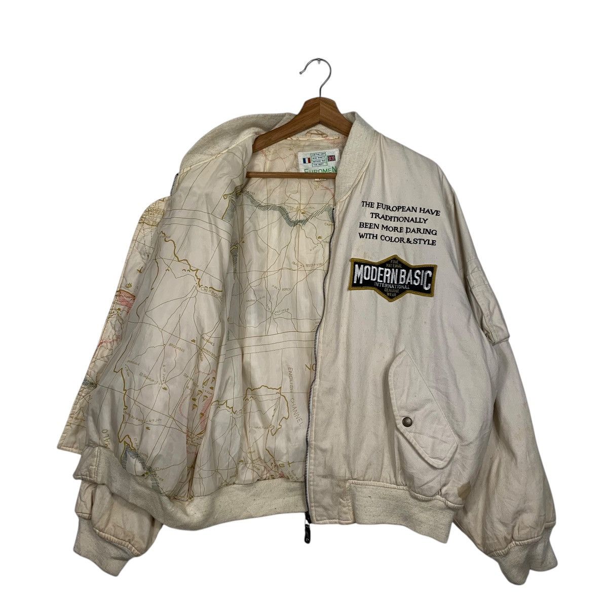 Japanese Brand Japanese Brand Euromen Bomber Jacket Size US L / EU 52-54 / 3 - 8 Thumbnail