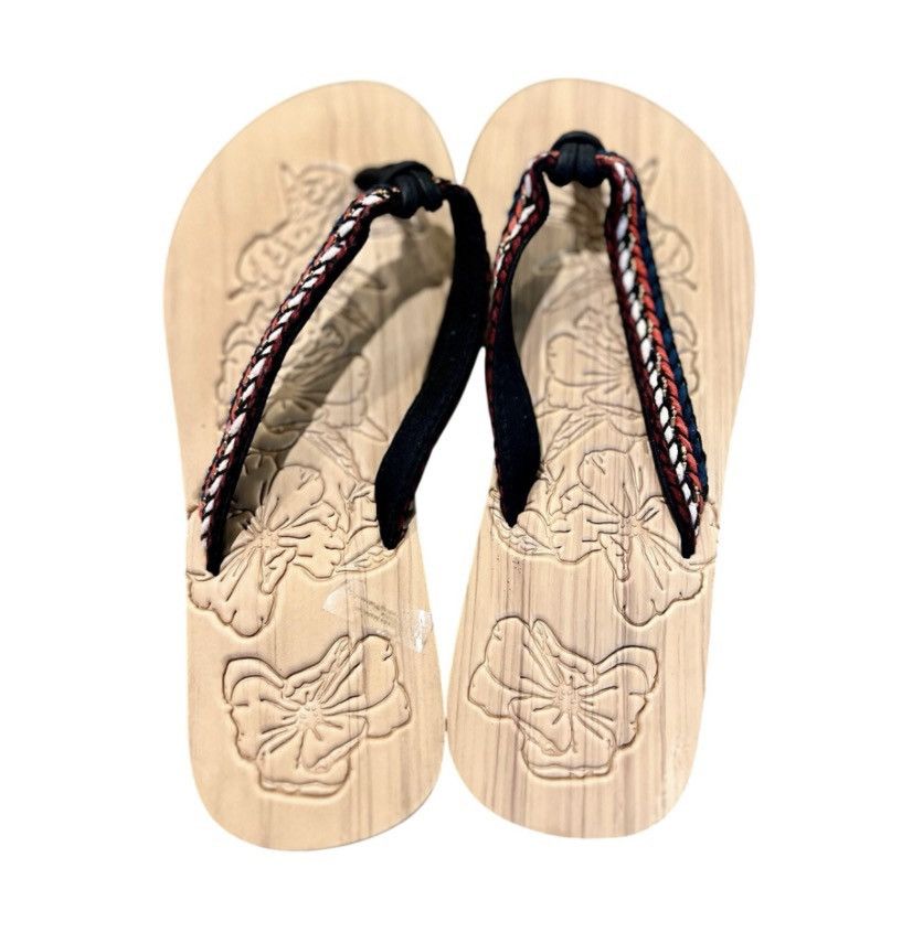 Other NWOT Hibiscus Thong Sandals Women’s Sz 8 Tropical Flip Flops Size US 8 / IT 38 - 5 Thumbnail