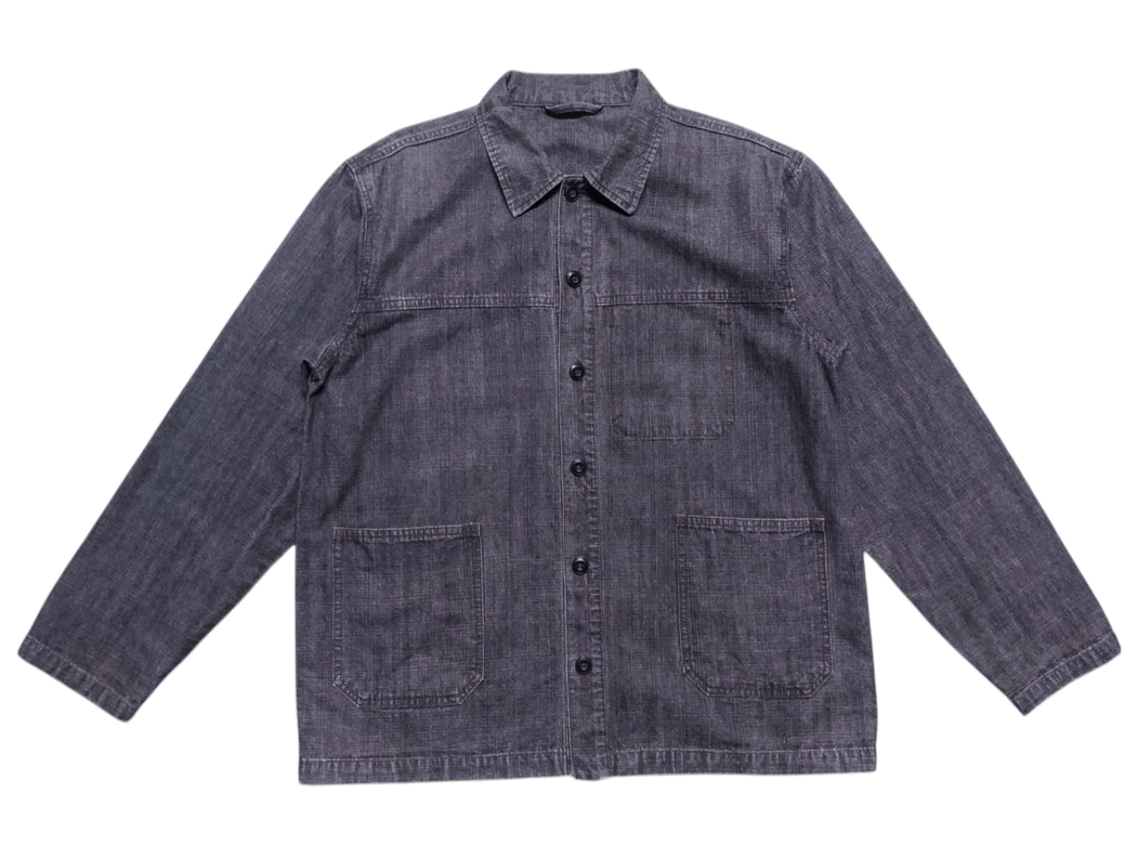 Yohji Yamamoto Yohji Yamamoto Sacsny Y'saccs Denim Chore Jacket Size US L / EU 52-54 / 3 - 1 Thumbnail