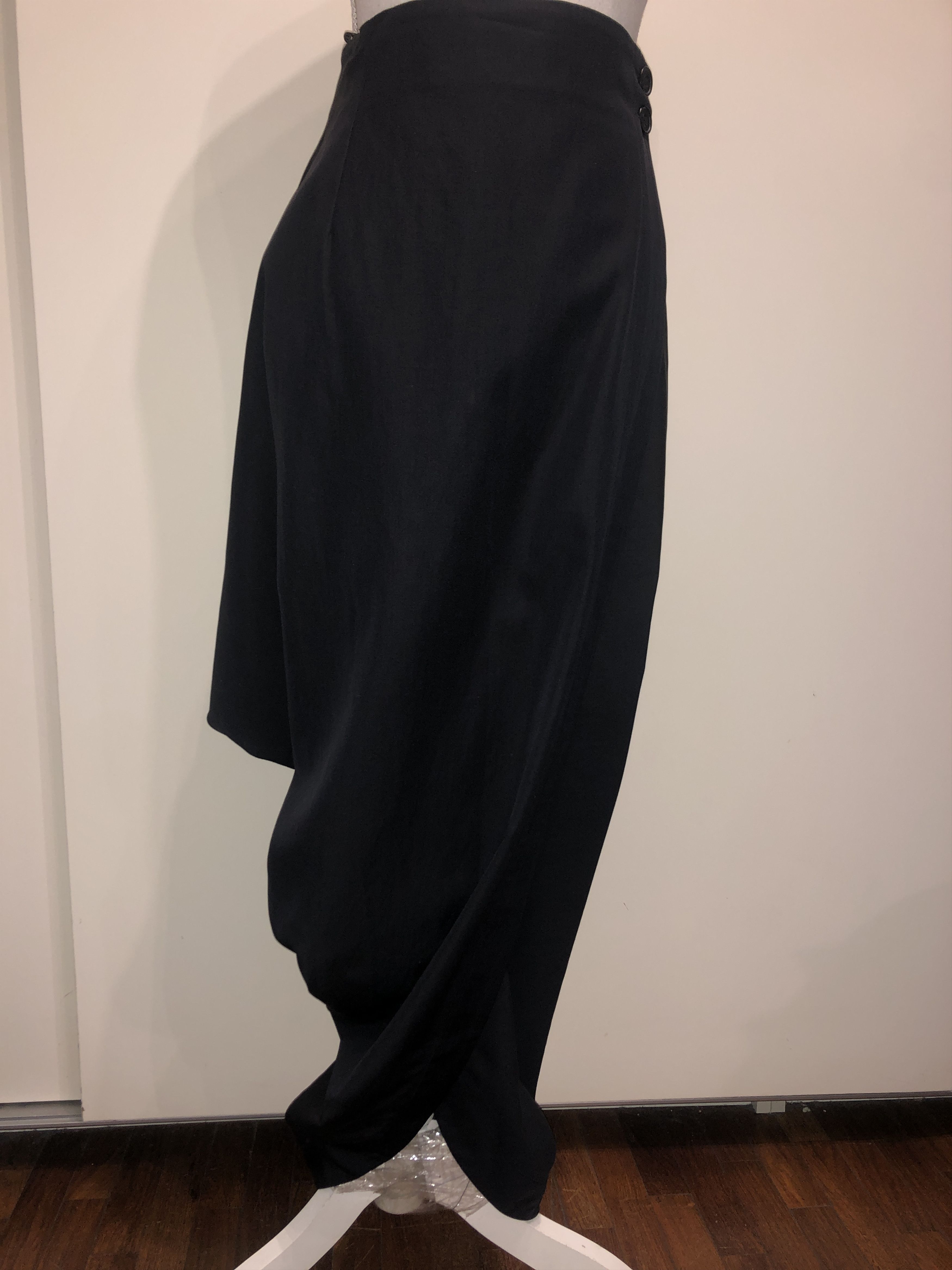 John Galliano 1987 Overlapped Wrap Skirt Size 28" / US 6 / IT 42 - 16 Thumbnail