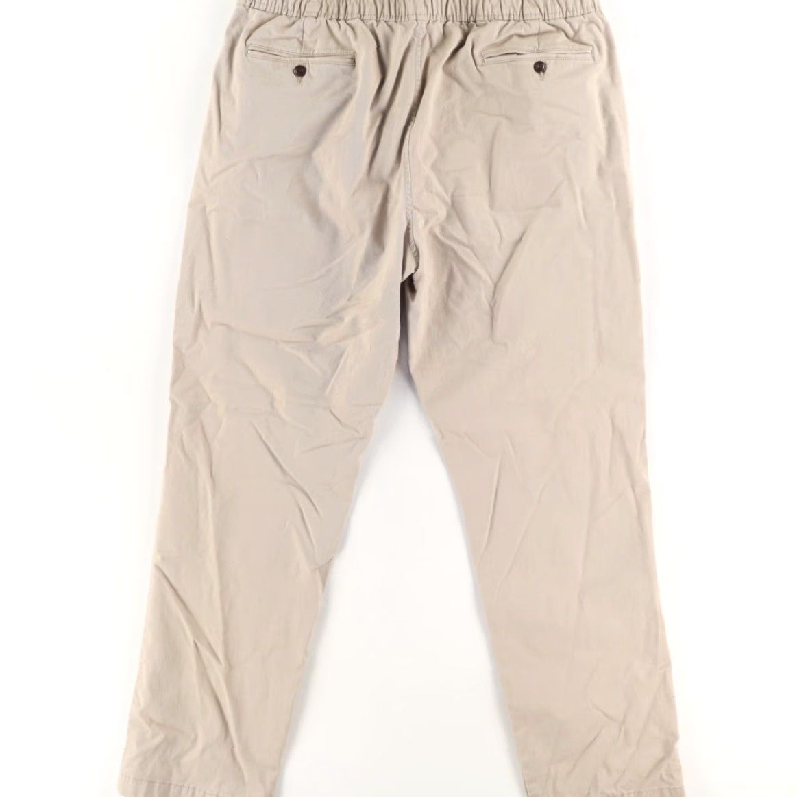 Vintage LL Bean Stretch Elastic Waist Khaki Chino Pants Khaki Men's XL Size US 36 / EU 52 - 4 Thumbnail