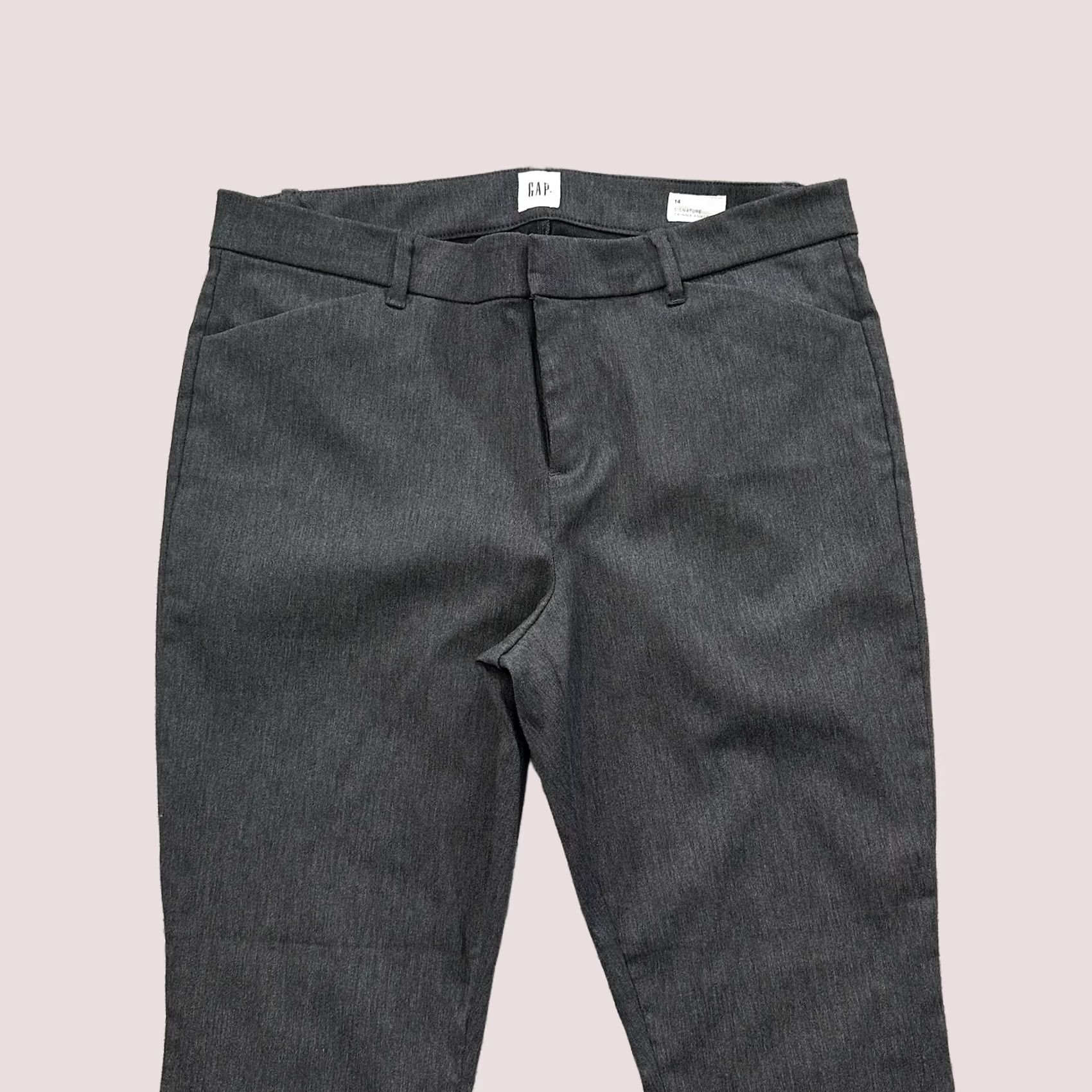 Gap Gap Signature Skinny Pants Khakis 14 34x27 Womens Gray Grey Size 24" / US 00 / IT 34 - 1 Thumbnail