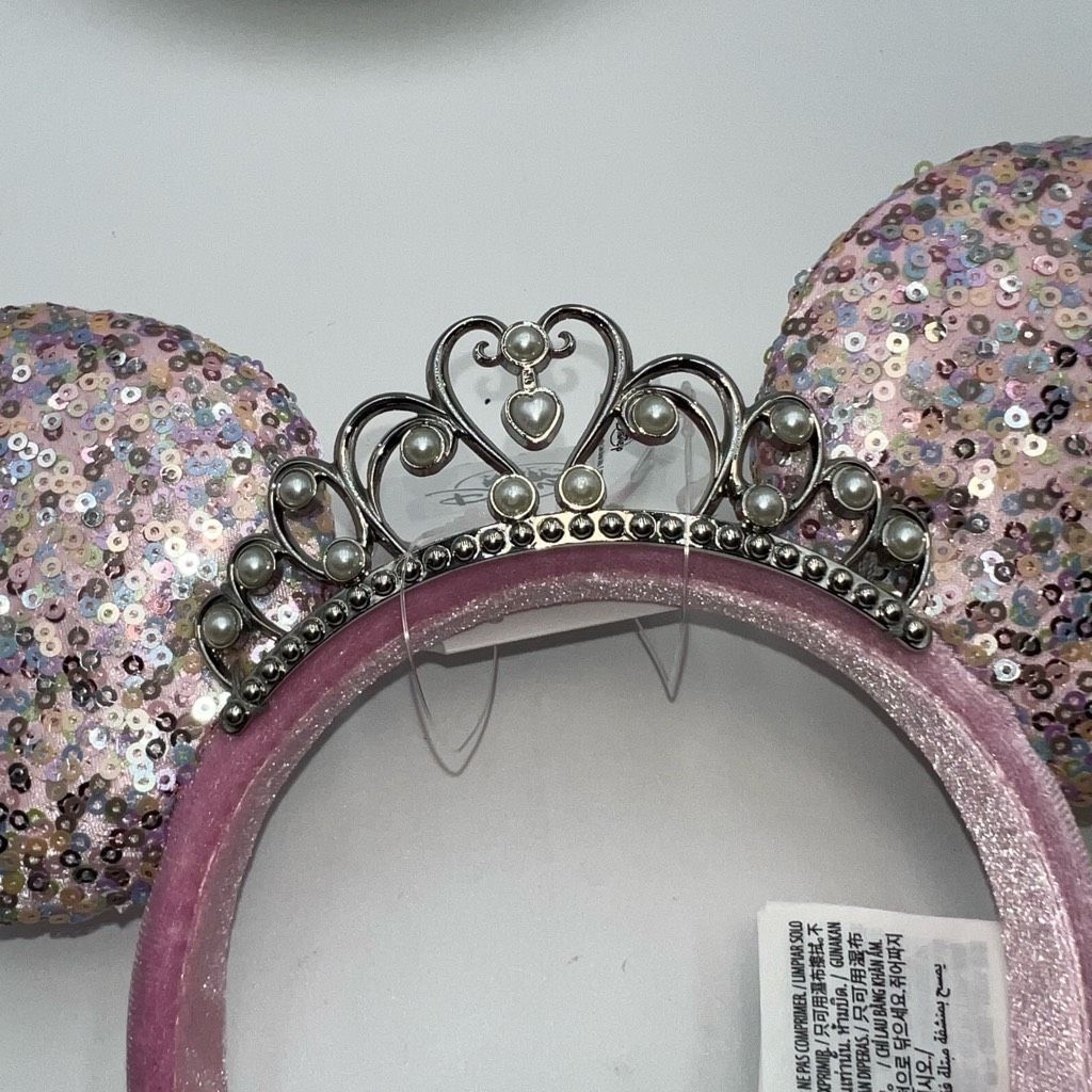 Disney Disney Parks Minnie Mouse Ear Headband Pink Party Bow Princess Crown New W Tag Size ONE SIZE - 3 Thumbnail