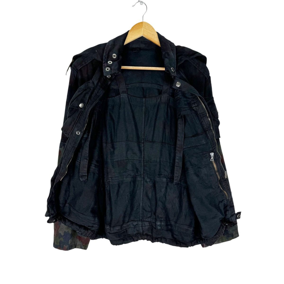 Japanese Brand 🔥VINTAGE SWISS M70 HOODIE BONDAGE CAMO JACKET Size US M / EU 48-50 / 2 - 11 Thumbnail