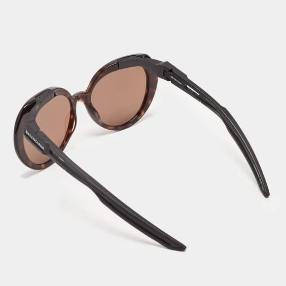 Balenciaga New Authentic Balenciaga Black/Brown BB0024S Oversized Sungl Size ONE SIZE - 6 Thumbnail
