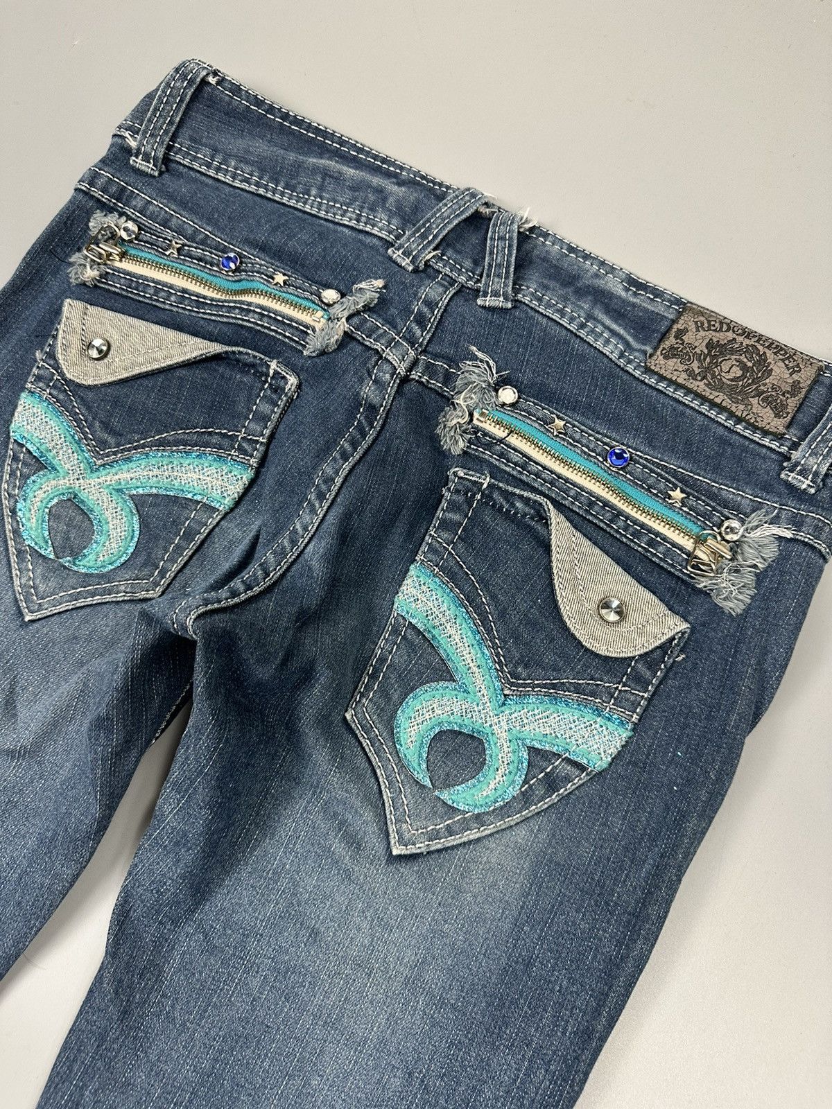 Japanese Brand 🔥Rare🔥Red Pepper Flared Jeans Size US 32 / EU 48 - 10 Thumbnail