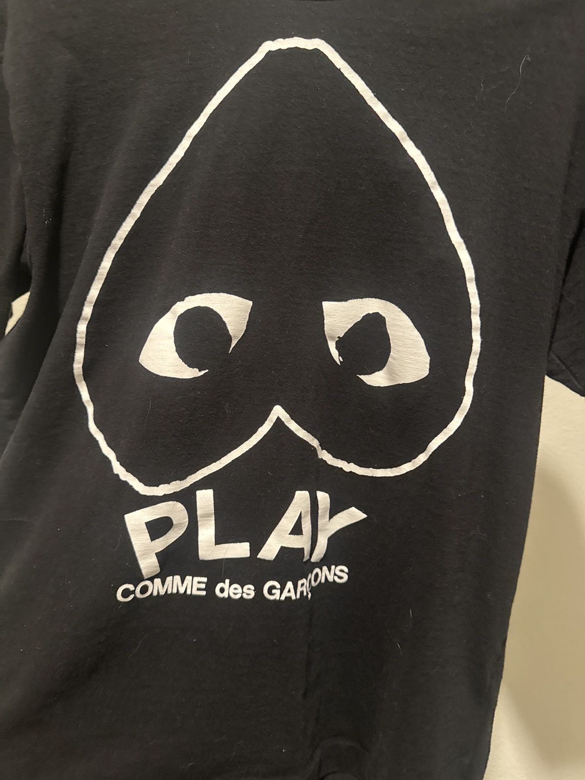 CDG by Comme des Garcons Comme des Garçons PLAY Big Heart T-Shirt Black White Size US M / EU 48-50 / 2 - 7 Thumbnail