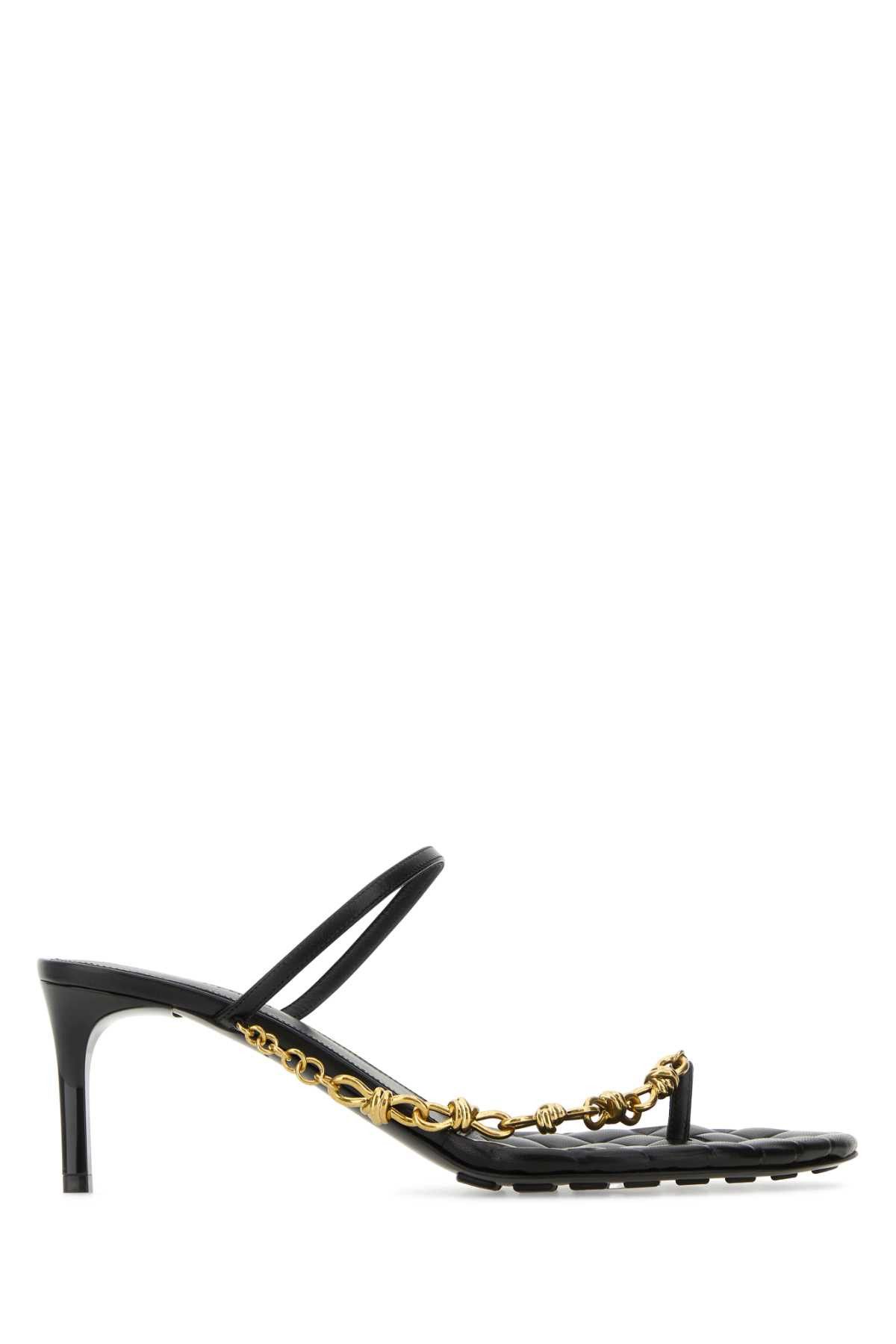 image of Bottega Veneta Sandali in Black, Women's (Size 11)