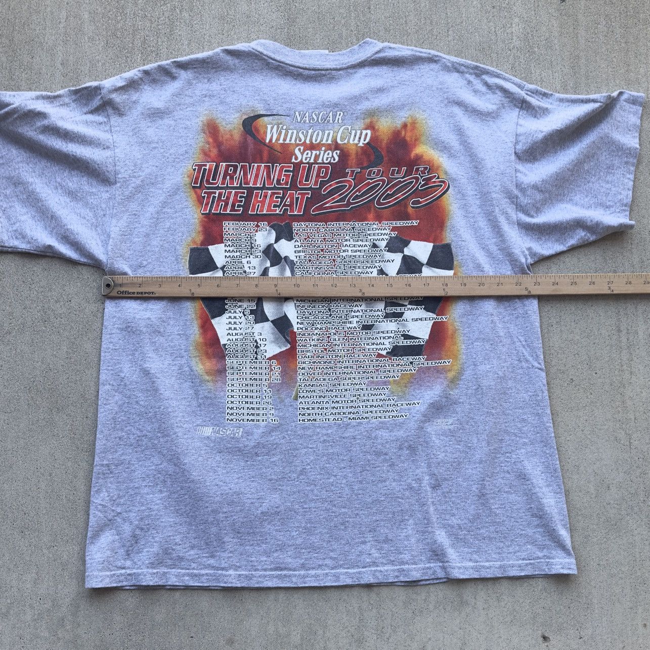 NASCAR × Vintage Vintage NASCAR Winston Cup Series 2003 Tour Mens Shirt XL Size US XL / EU 56 / 4 - 6 Thumbnail