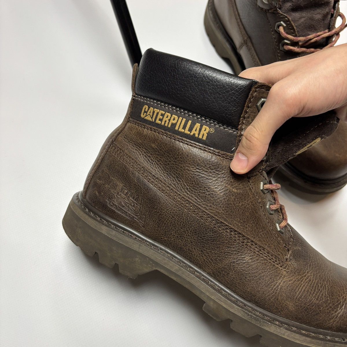 Caterpillar × Timberland CATERPILLAR VINTAGE REAL LEATHER BOOT Size US 10 / EU 43 - 16 Thumbnail