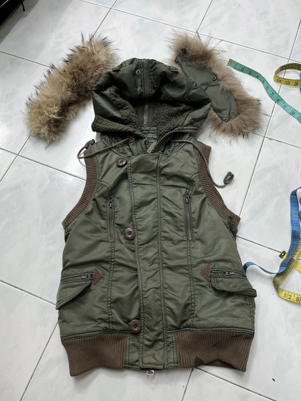 If Six Was Nine 🔥🔥🔥STEALS GOA HOODIE FUR VEST JACKET Size S / US 4 / IT 40 - 19 Thumbnail
