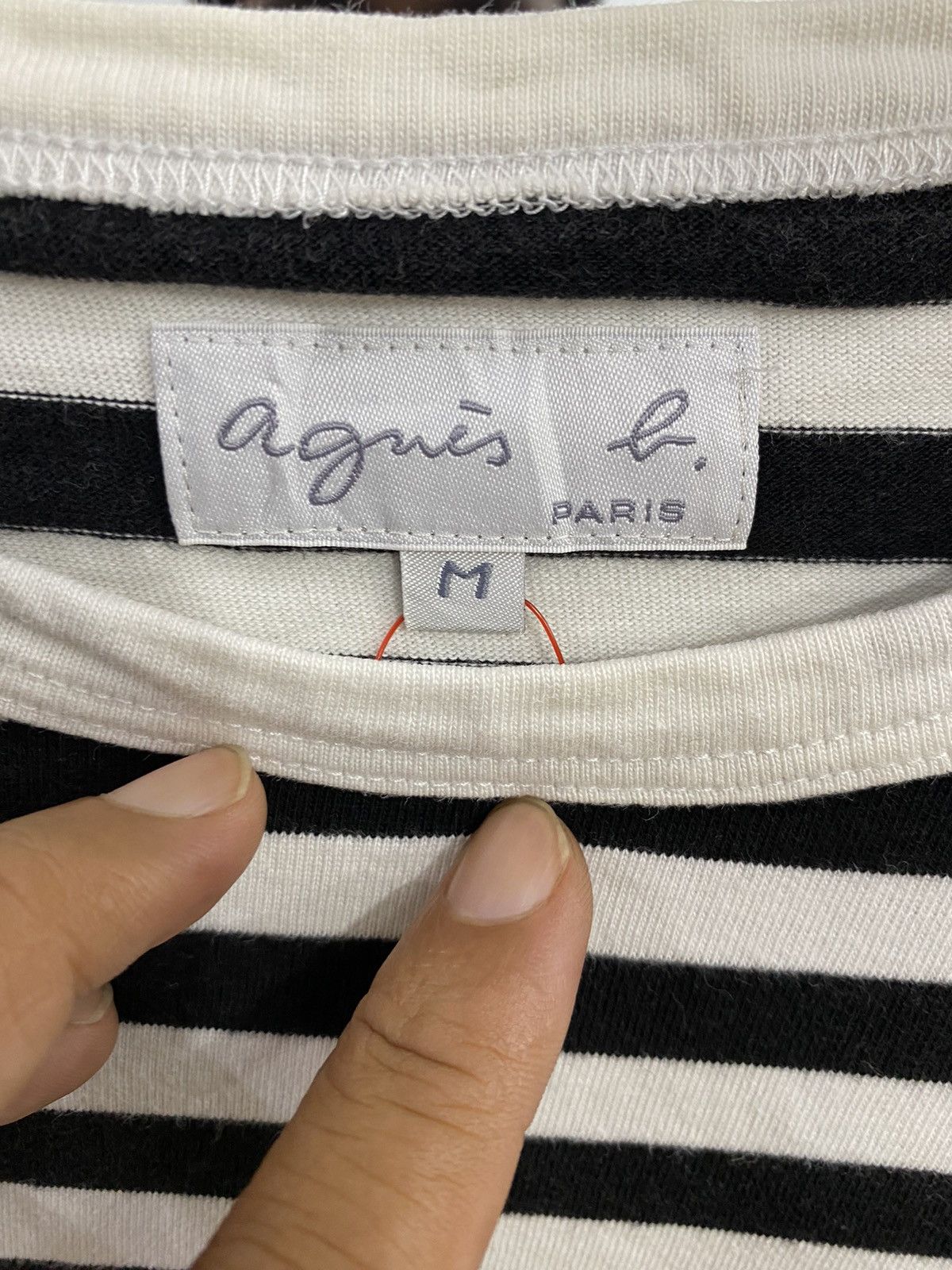 agnes b. Agnes B Made In Japan Stipes Blouse Size M / US 6-8 / IT 42-44 - 2 Thumbnail