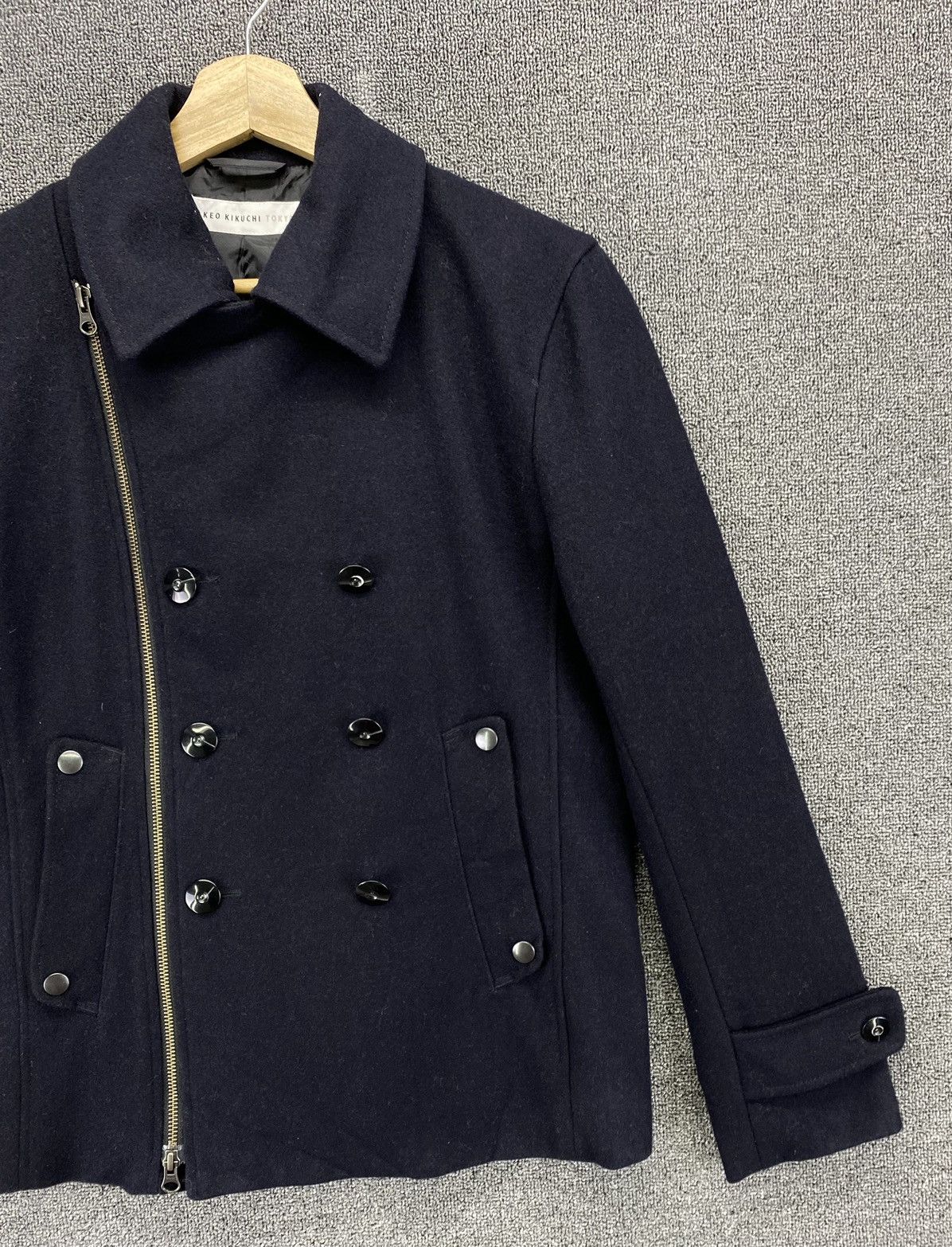 Takeo Kikuchi Vintage Takeo Kikuchi Tokyo Punk Style Wool Jacket Size M / US 6-8 / IT 42-44 - 4 Thumbnail
