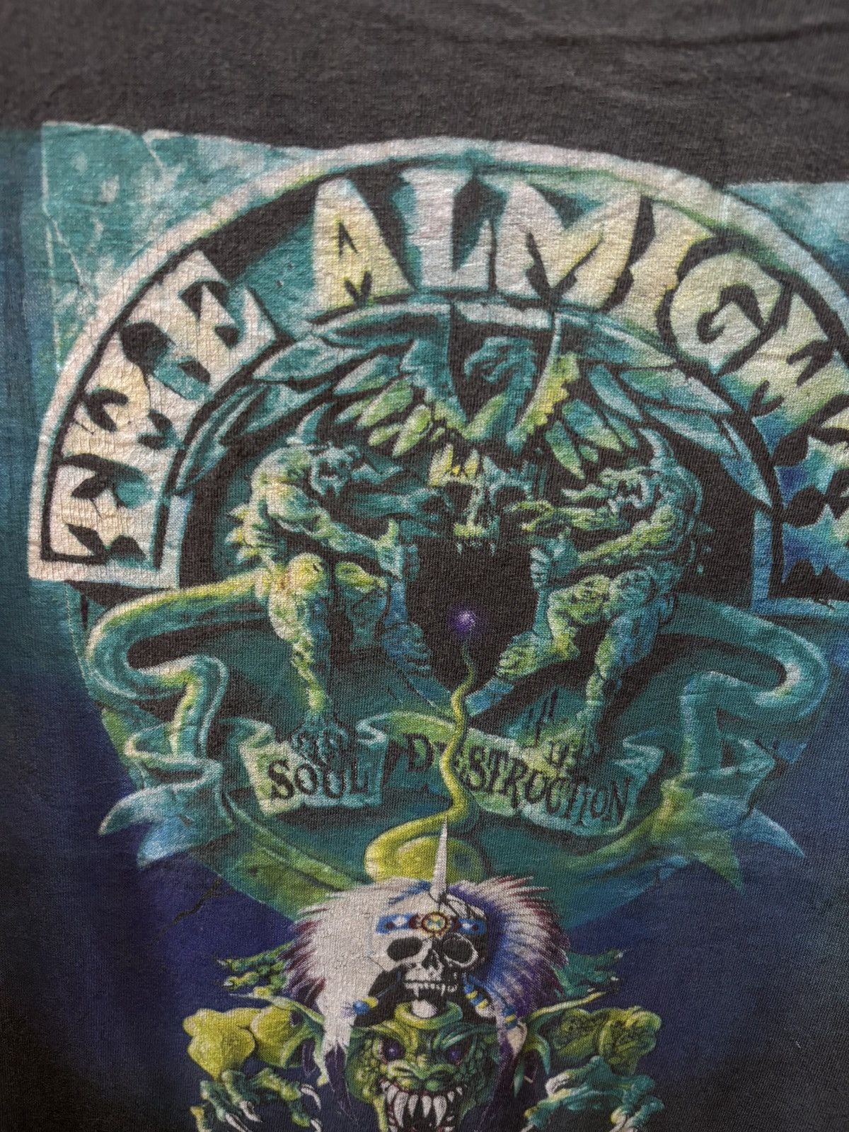 Band Tees The Almighty vintage t shirt 1991’s Size US XL / EU 56 / 4 - 4 Thumbnail