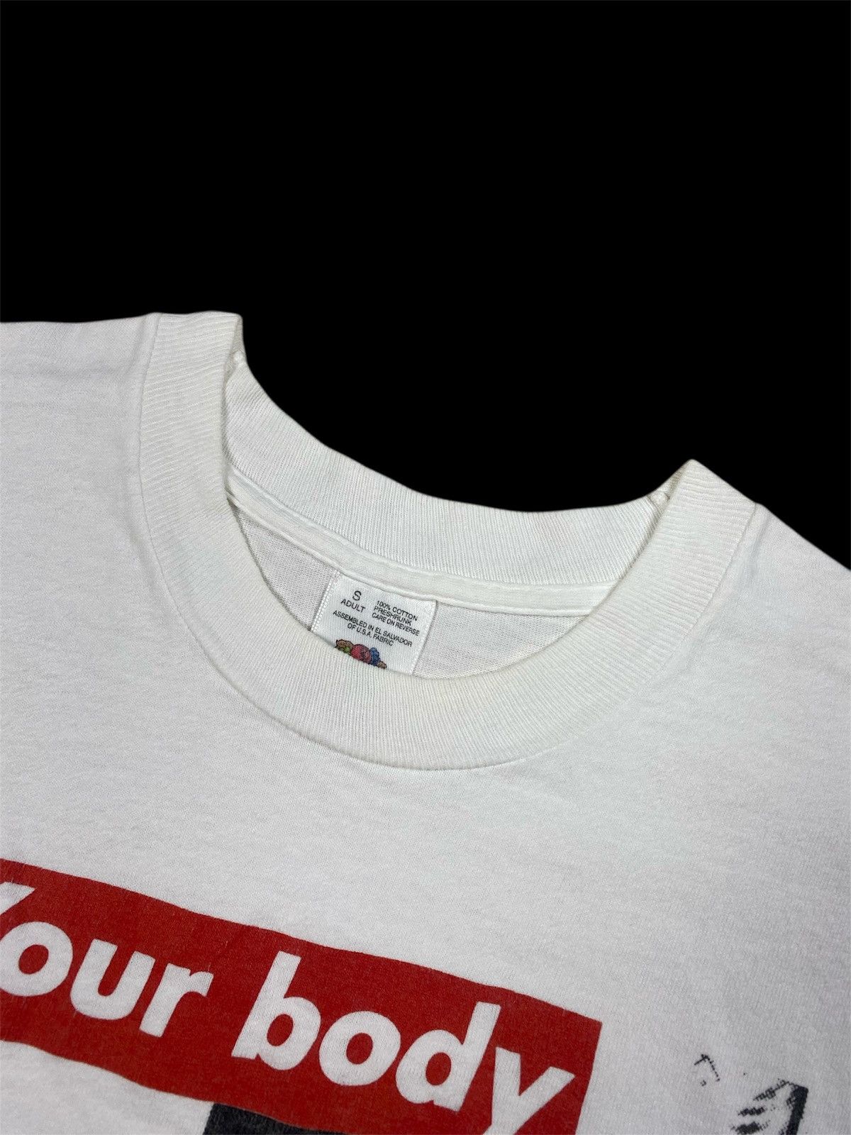 Barbara Kruger Vintage Barbara Kruger Your body is a battleground T-Shirt Size US S / EU 44-46 / 1 - 7 Thumbnail
