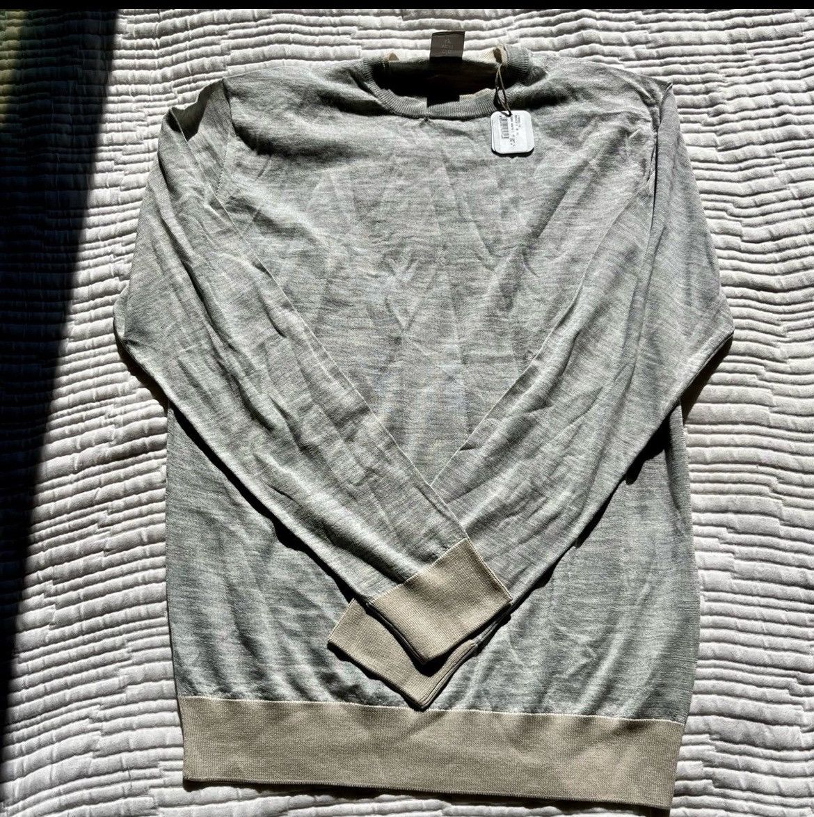 Eleventy Merino Wool & Silk Crewneck Sweater Size US S / EU 44-46 / 1 - 5 Thumbnail