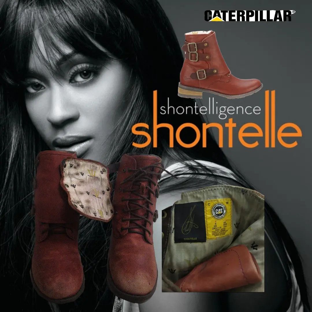 Caterpillar Caterpillar x Shontelle Leather Buckle Spat Boots Size US 6 / IT 36 - 14 Thumbnail