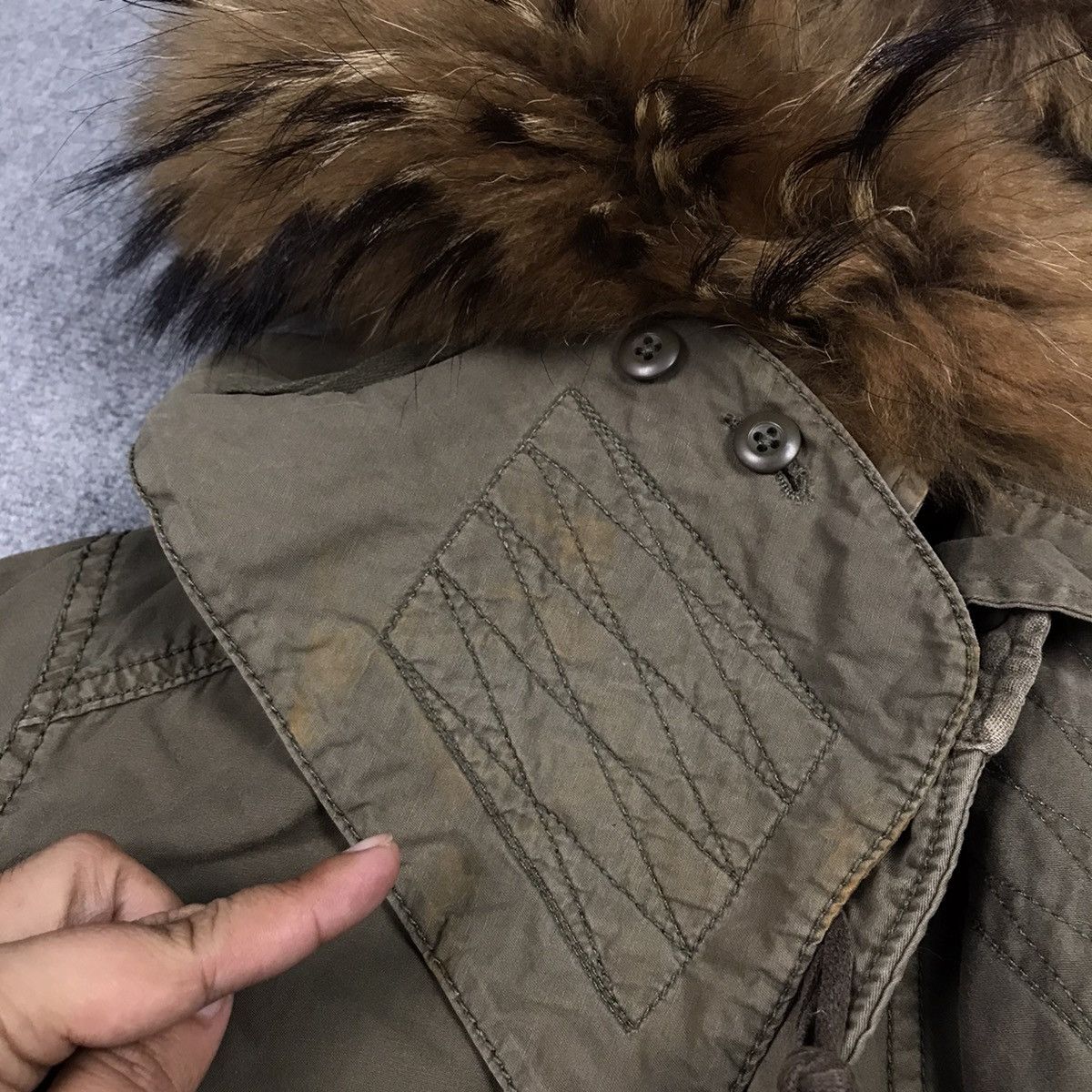 If Six Was Nine × Le Grande Bleu (L.G.B.) × Tornado Mart GOA COMPANY FUR HOODIES CROPPED JACKET Size US S / EU 44-46 / 1 - 7 Thumbnail