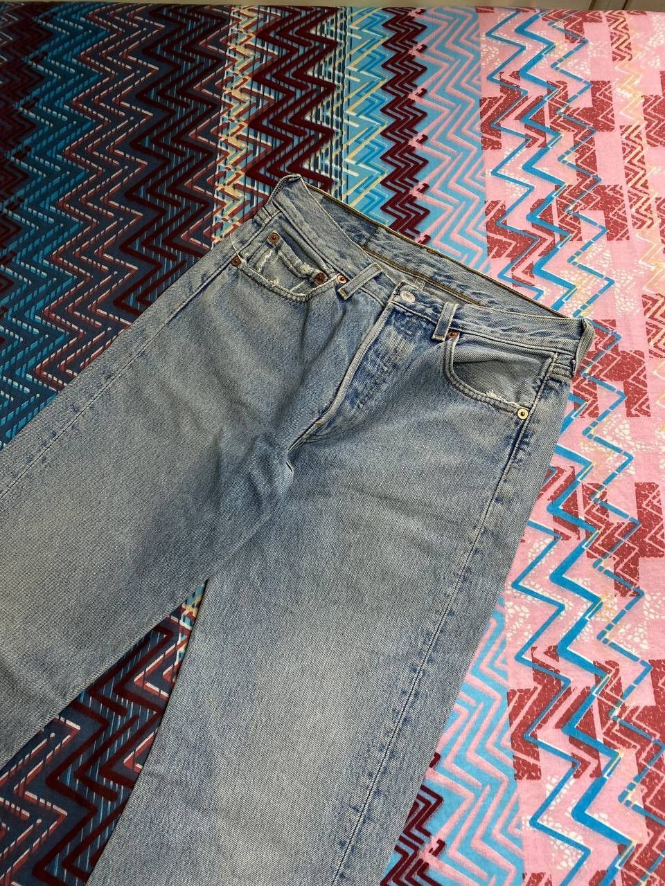 Levi's vintage Distressed Wash Denim Jeans pants Levi's 501 Y2K w28 Size US 28 / EU 44 - 6 Thumbnail
