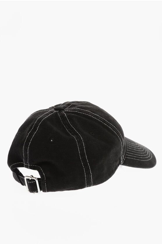 Off-White o1y0225 Size : OS / Logo Hat / Cap in Black Size ONE SIZE - 3 Thumbnail