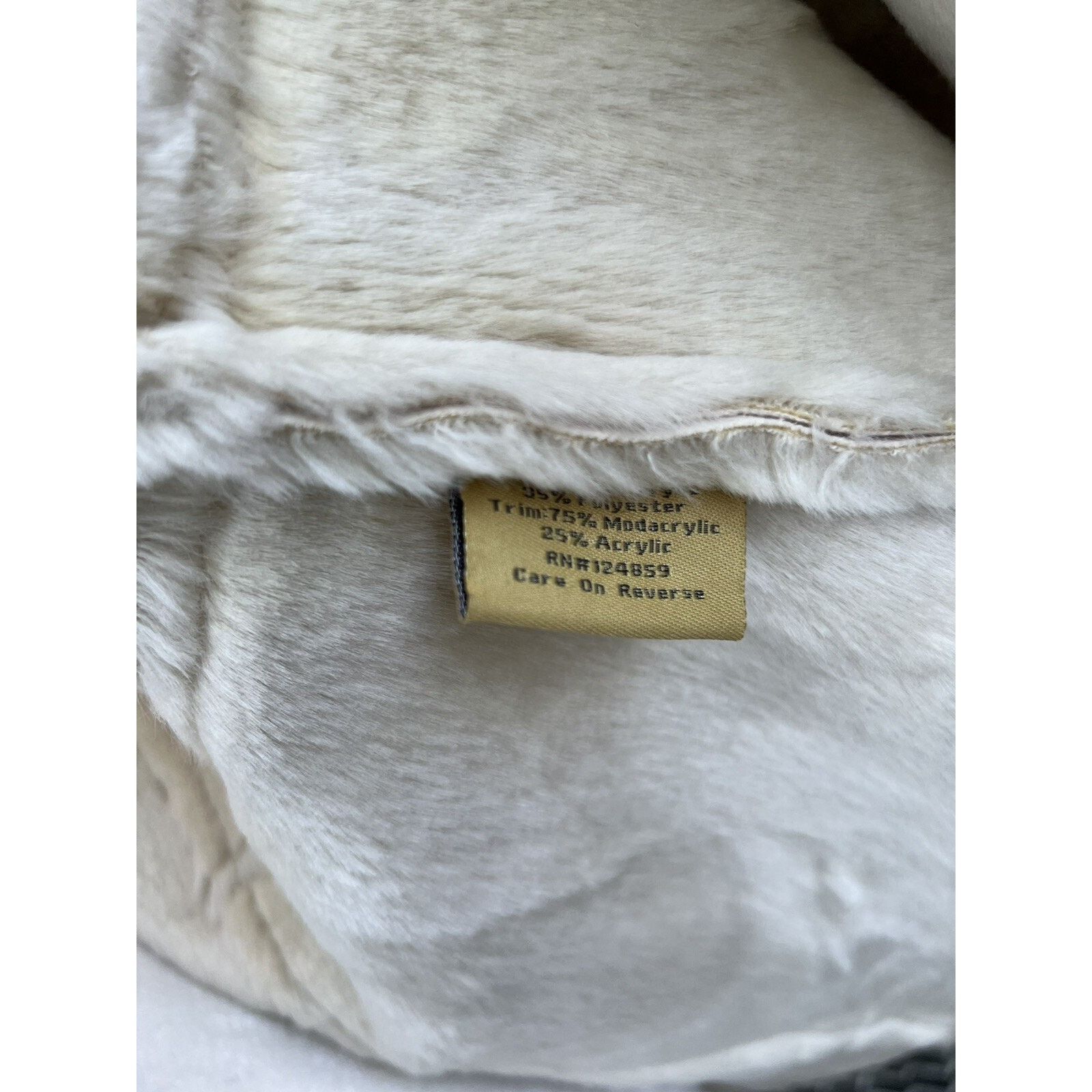 Unconditional UPCOUNTRY by DU MONDE Women's Vest size XL beige fur A000216 Size XL / US 12-14 / IT 48-50 - 10 Thumbnail